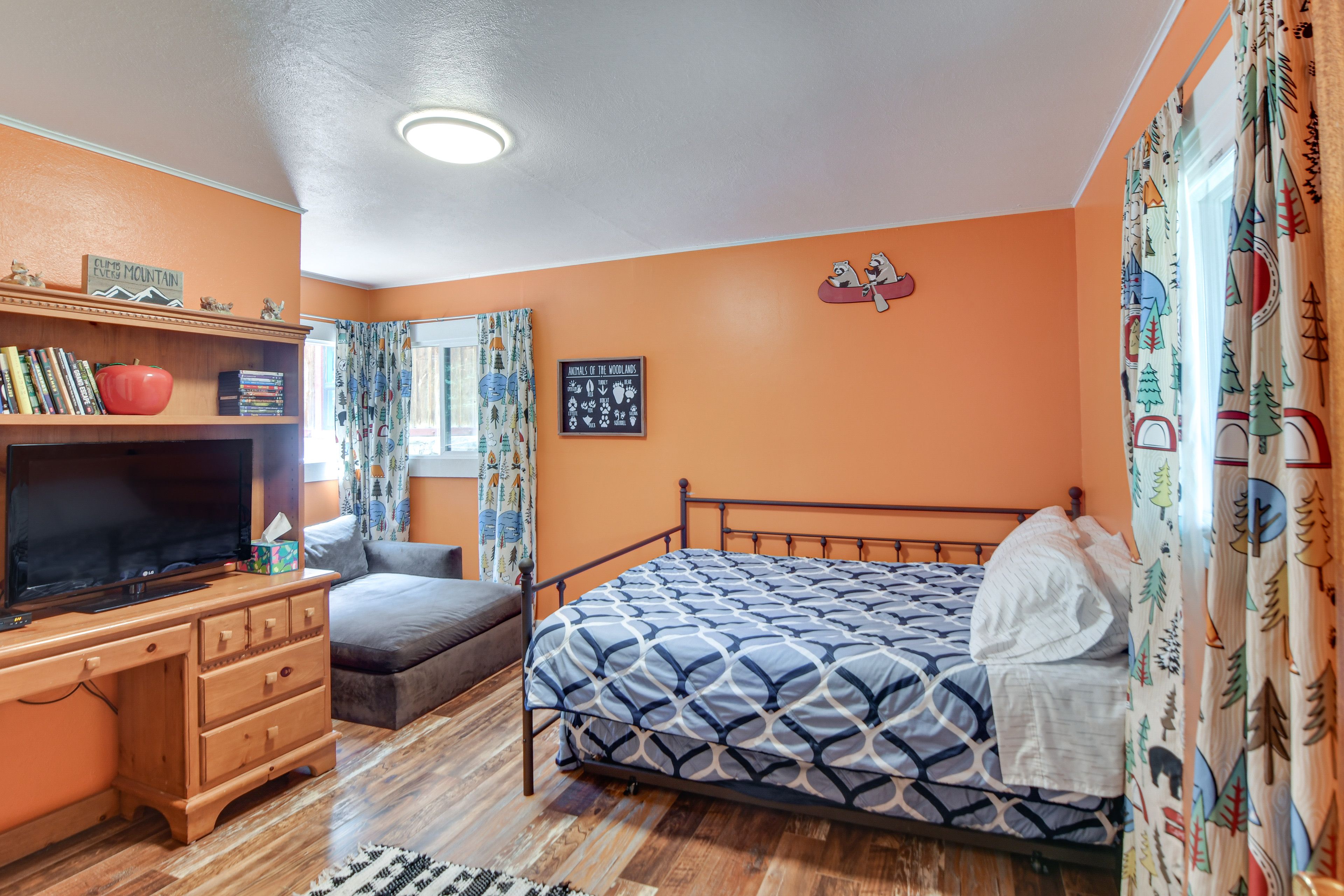 Bedroom 3 | Full Bed w/ Twin Trundle | Full Sleeper Beanbag