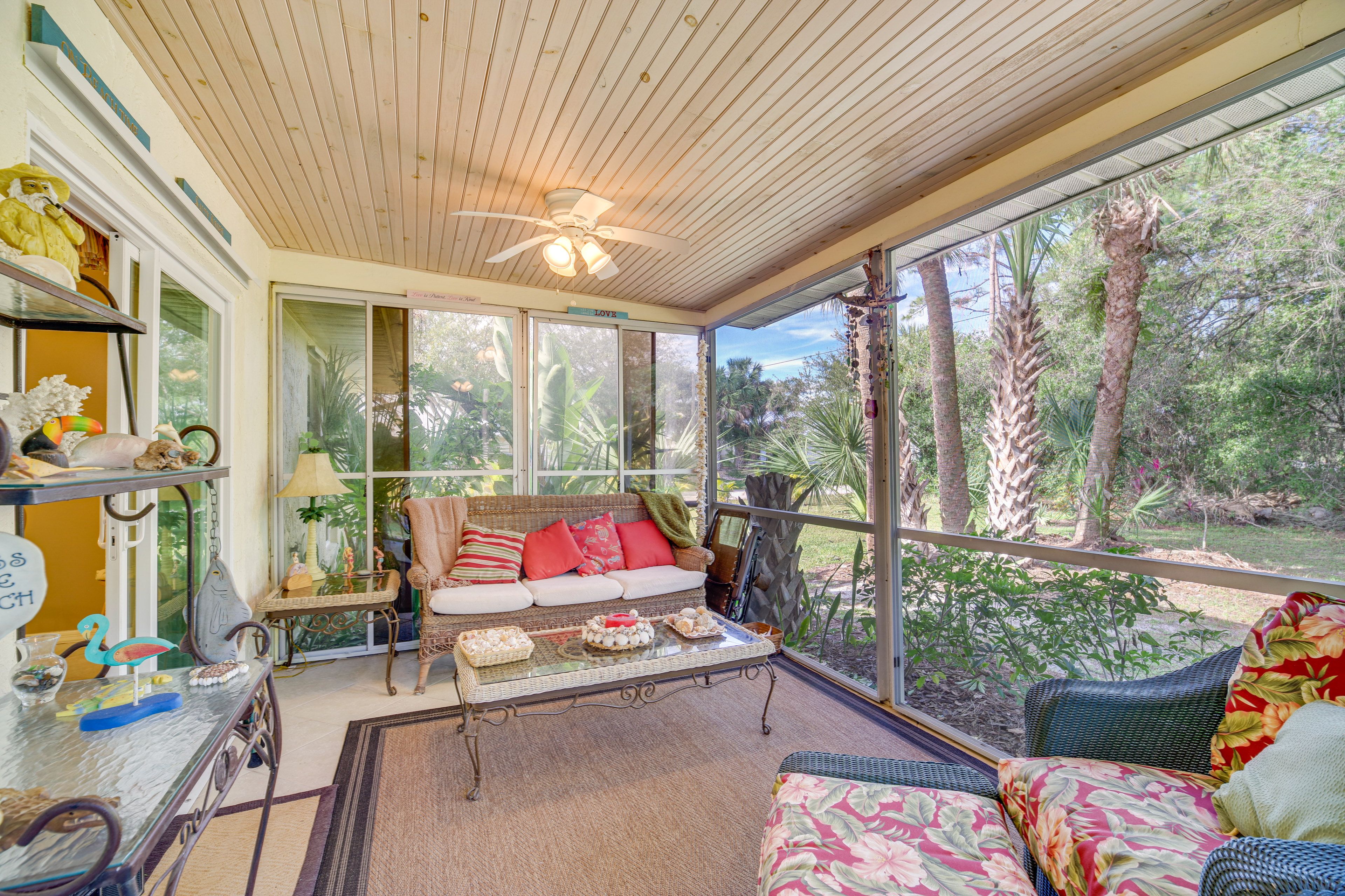 Sebastian Vacation Rental | 3BR | 2BA | 1 Step Required | 1,216 Sq Ft