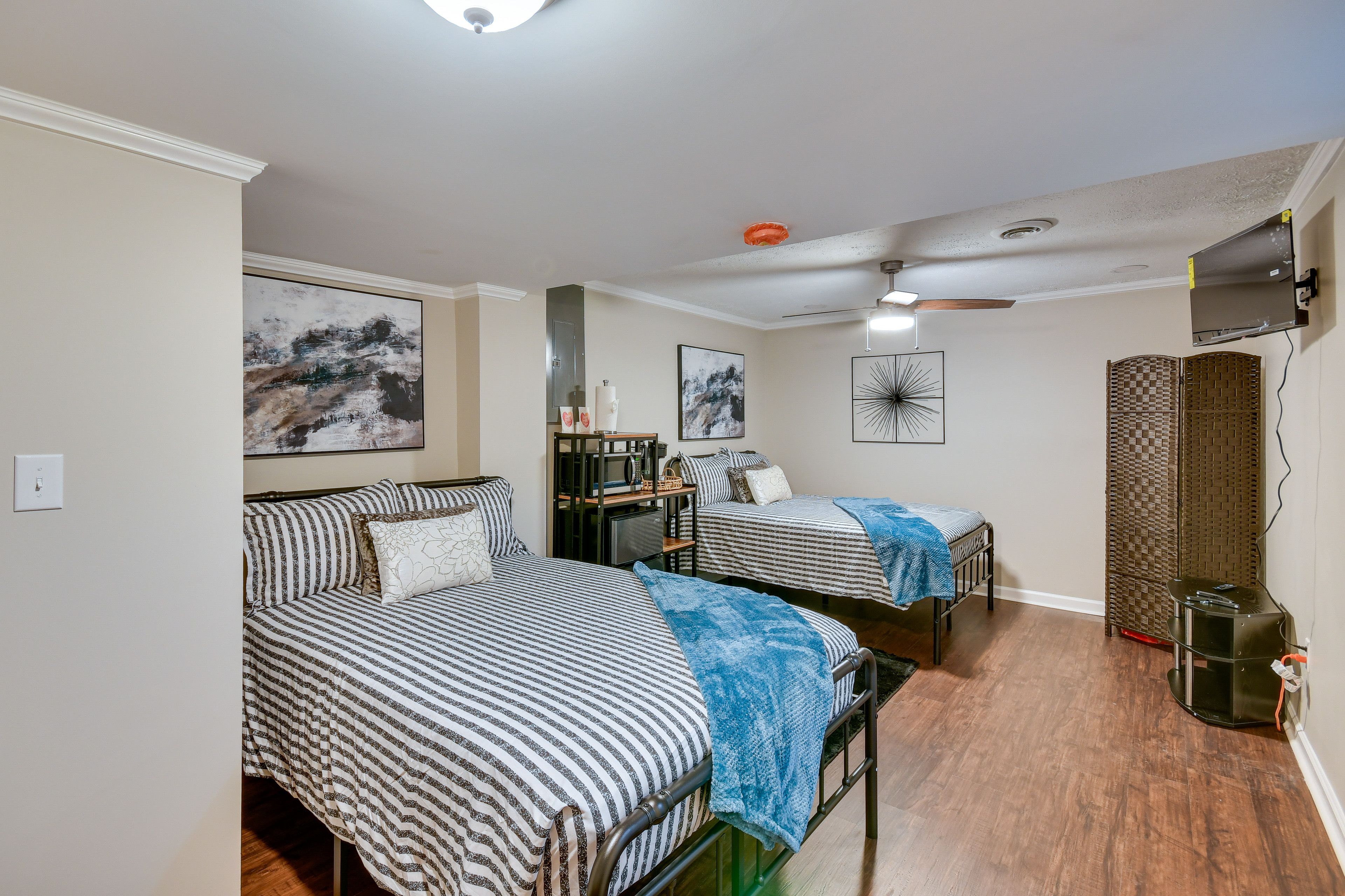 Bedroom 3 | 2 Full Beds | Futon | Smart TV | Lower Level