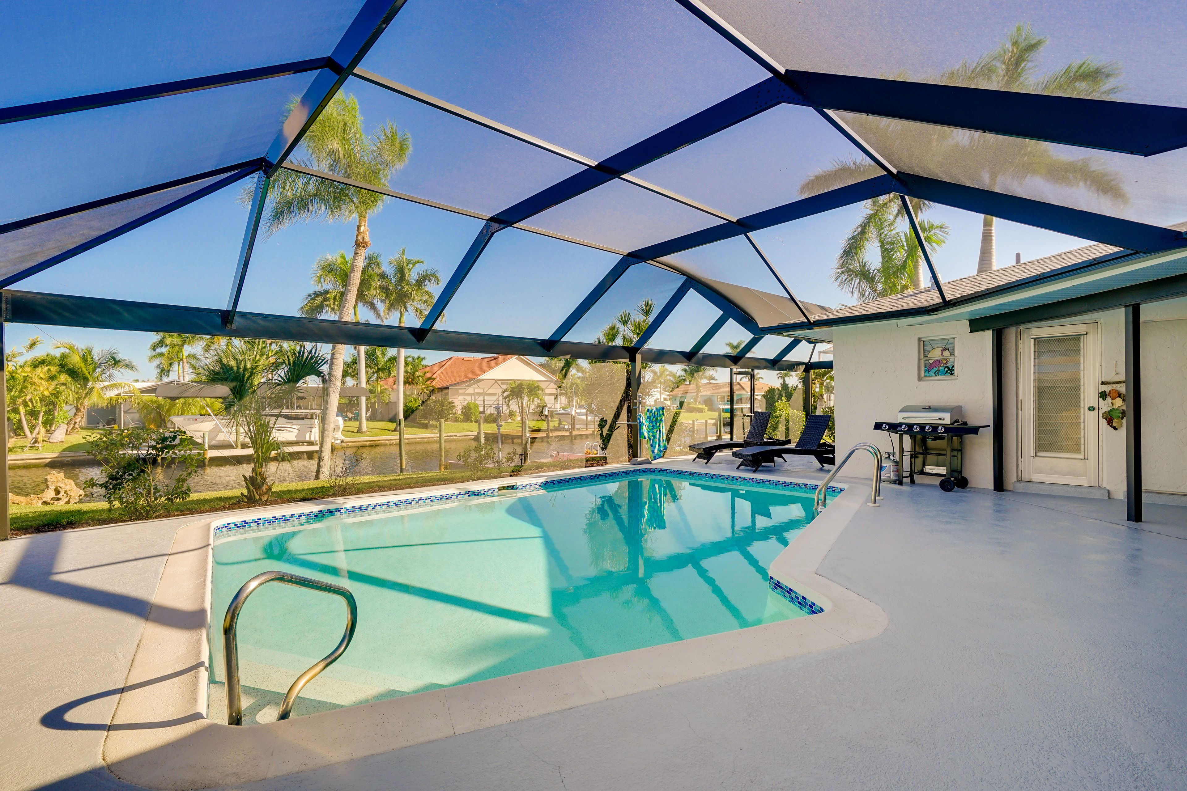 Cape Coral Vacation Rental | 3BR | 2BA | 1,963 Sq Ft | 1 Step Required
