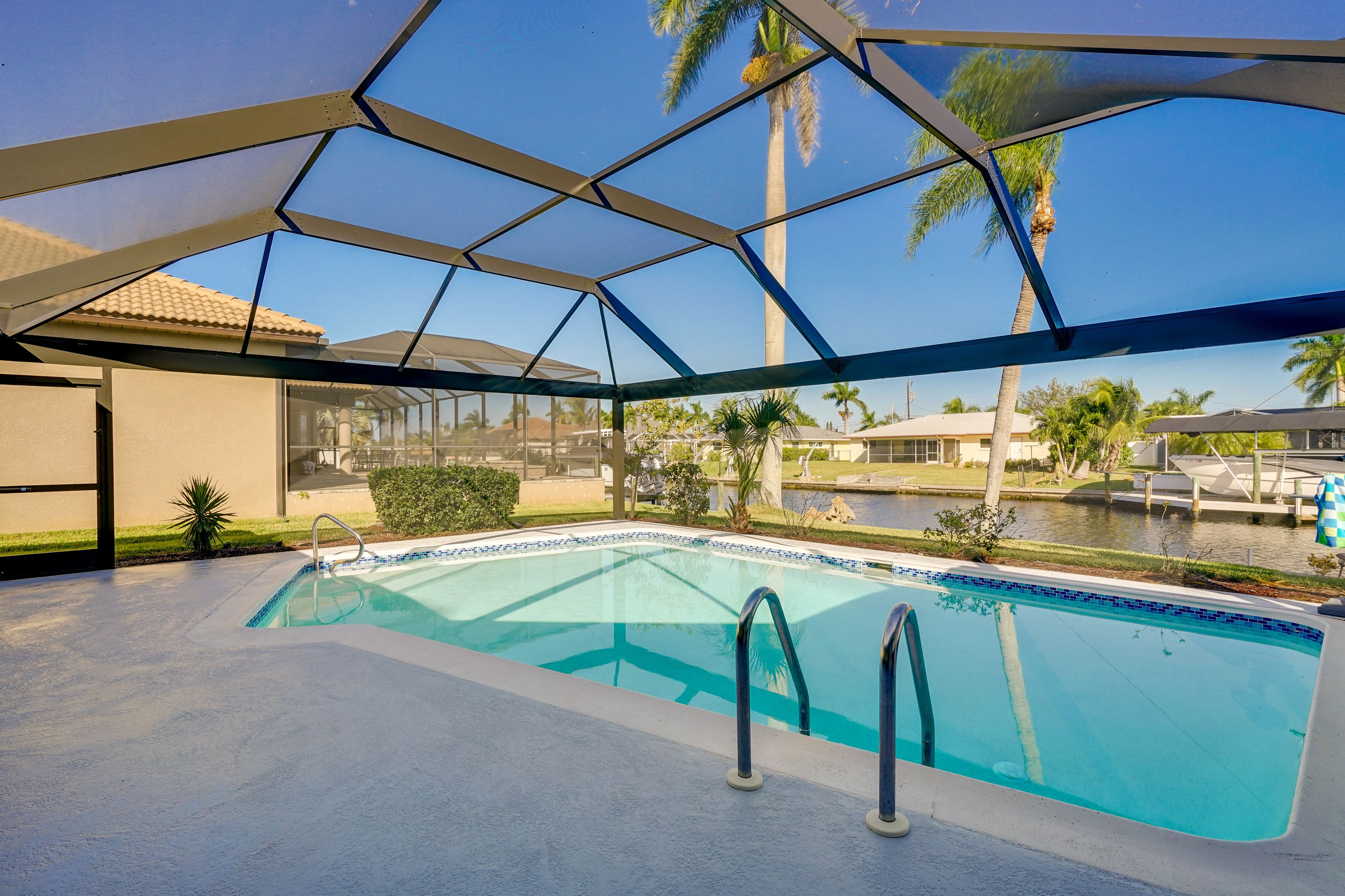Screened-In Lanai | Private Pool | Gas Grill