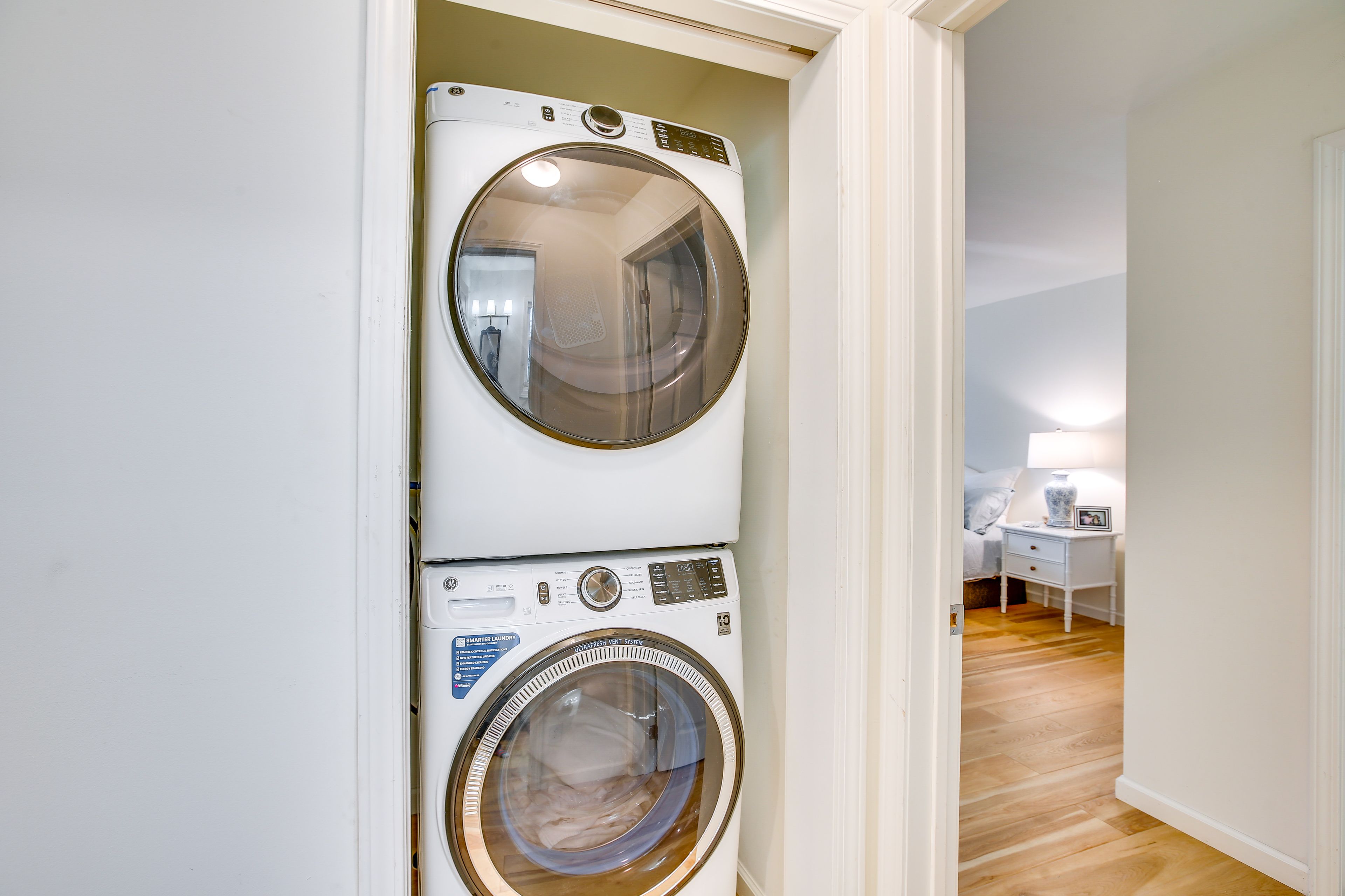 Laundry Closet | 1st Floor | Washer + Dryer | Iron/Board