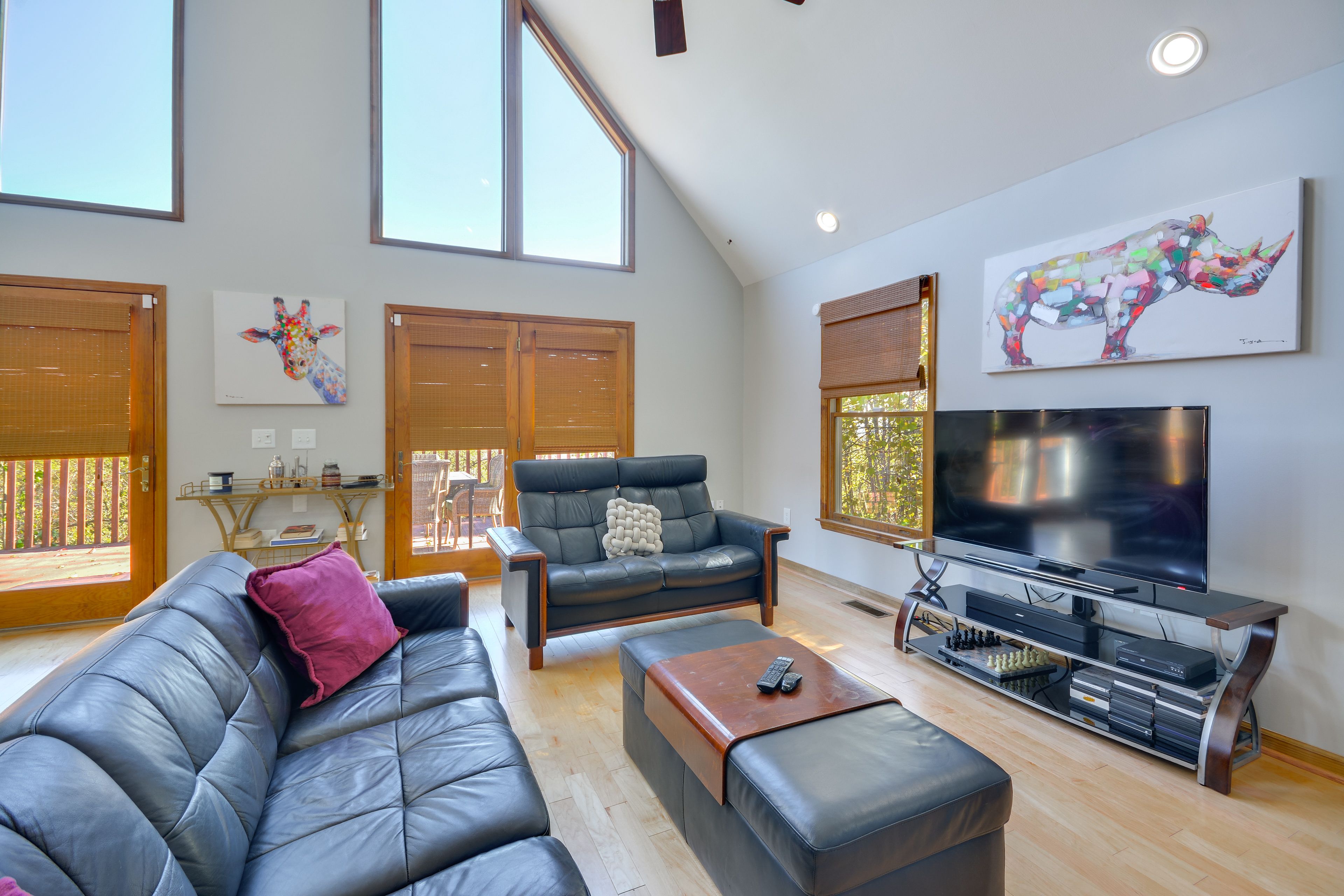 Living Room | Smart TV | DVD Player w/ Video Library | Board Games