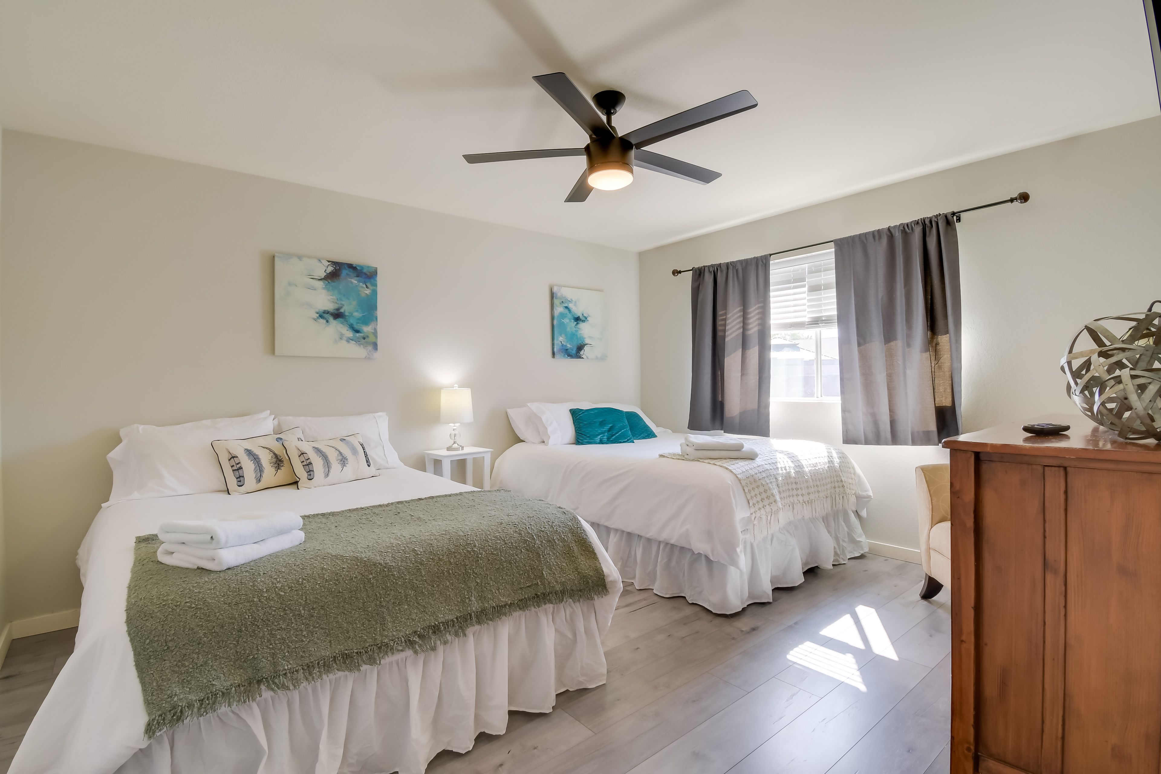 Bedroom 4 | 2 Queen Beds | Smart TV