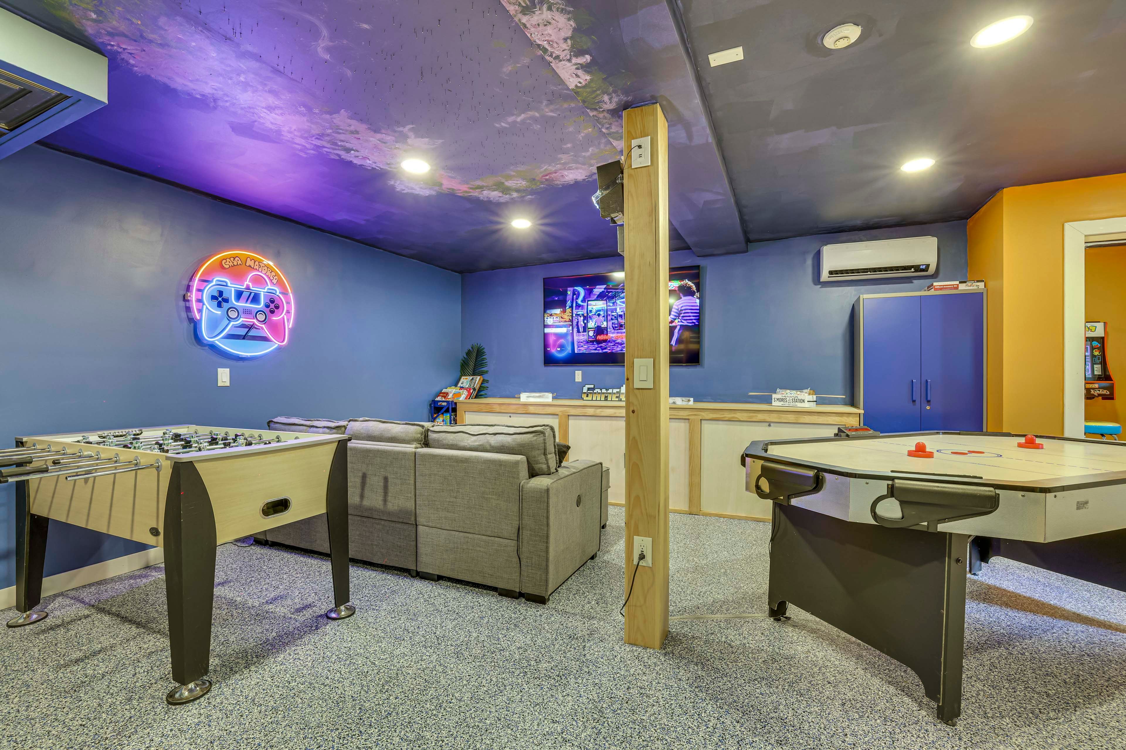 Game Cave | Lower Level | Twin Bunk Bed | Board Games