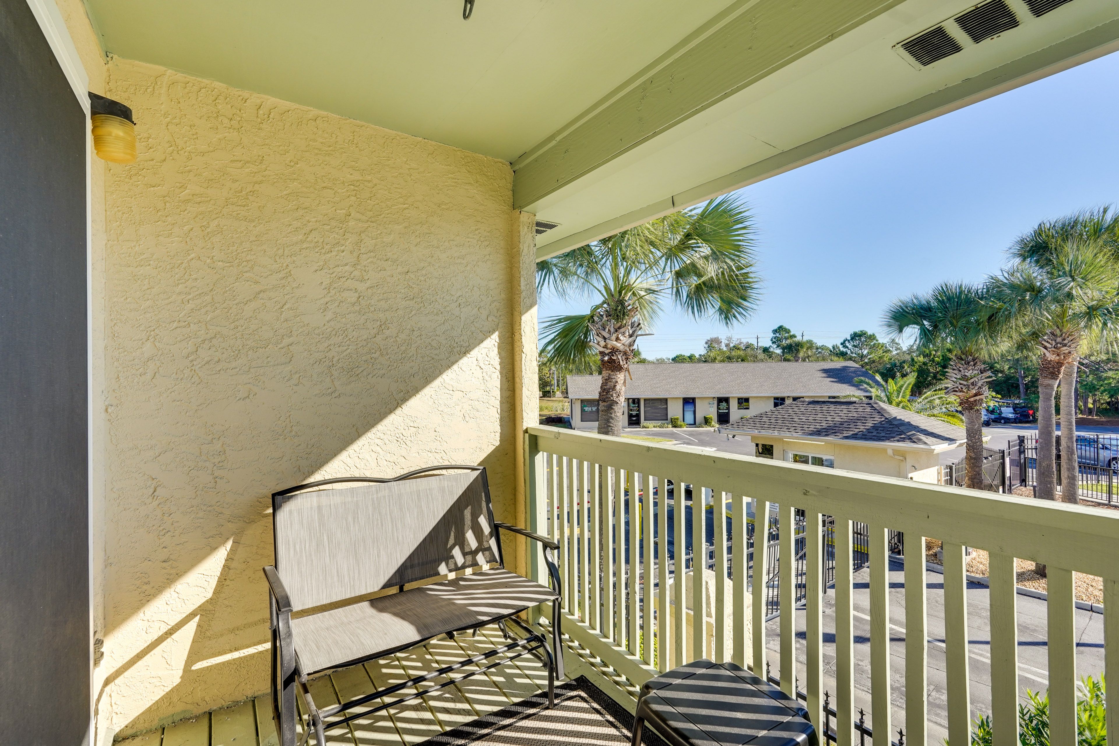 Condo Exterior | Furnished Balcony