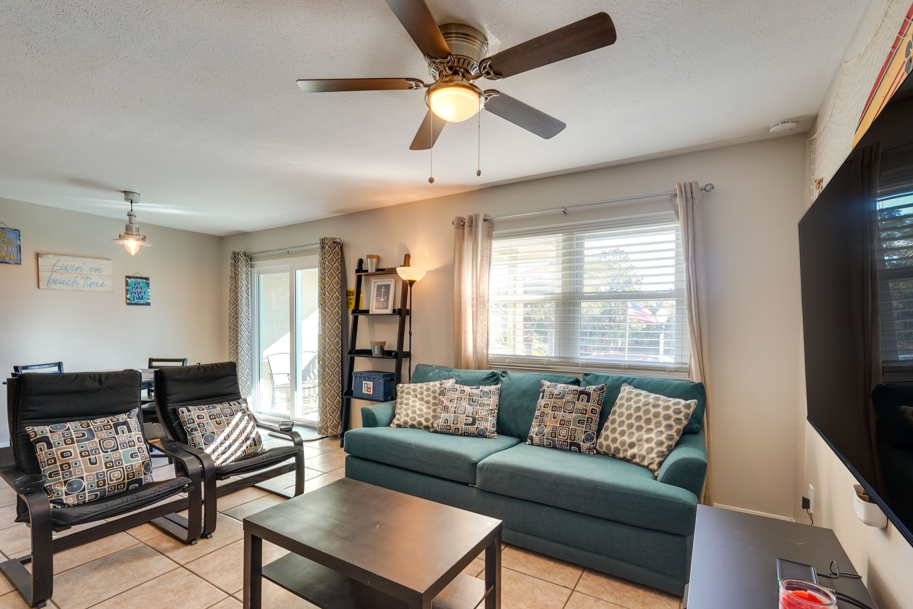 Living Area | Full Sleeper Sofa | Smart TV