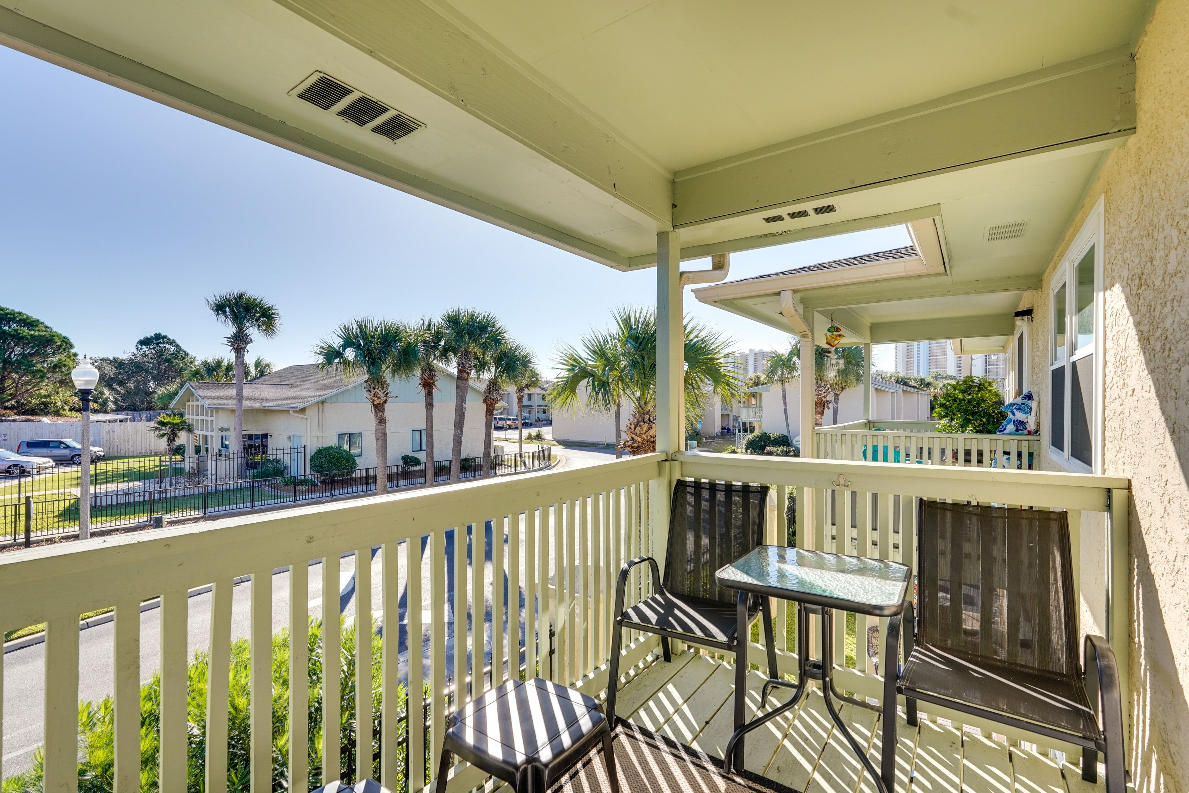 Condo Exterior | Furnished Balcony