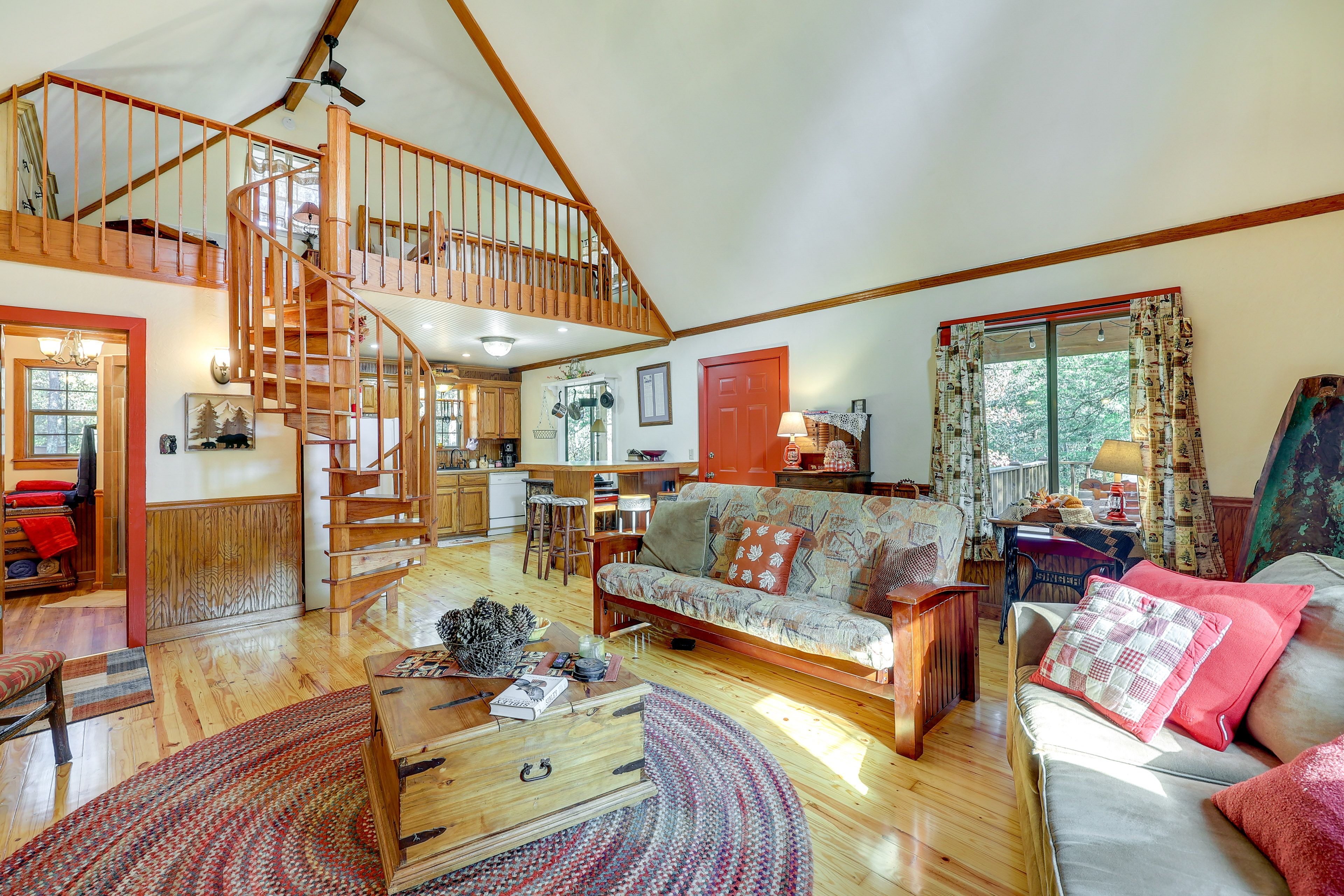 Living Room | Sleeper Sofa | Smart TV | Fireplace