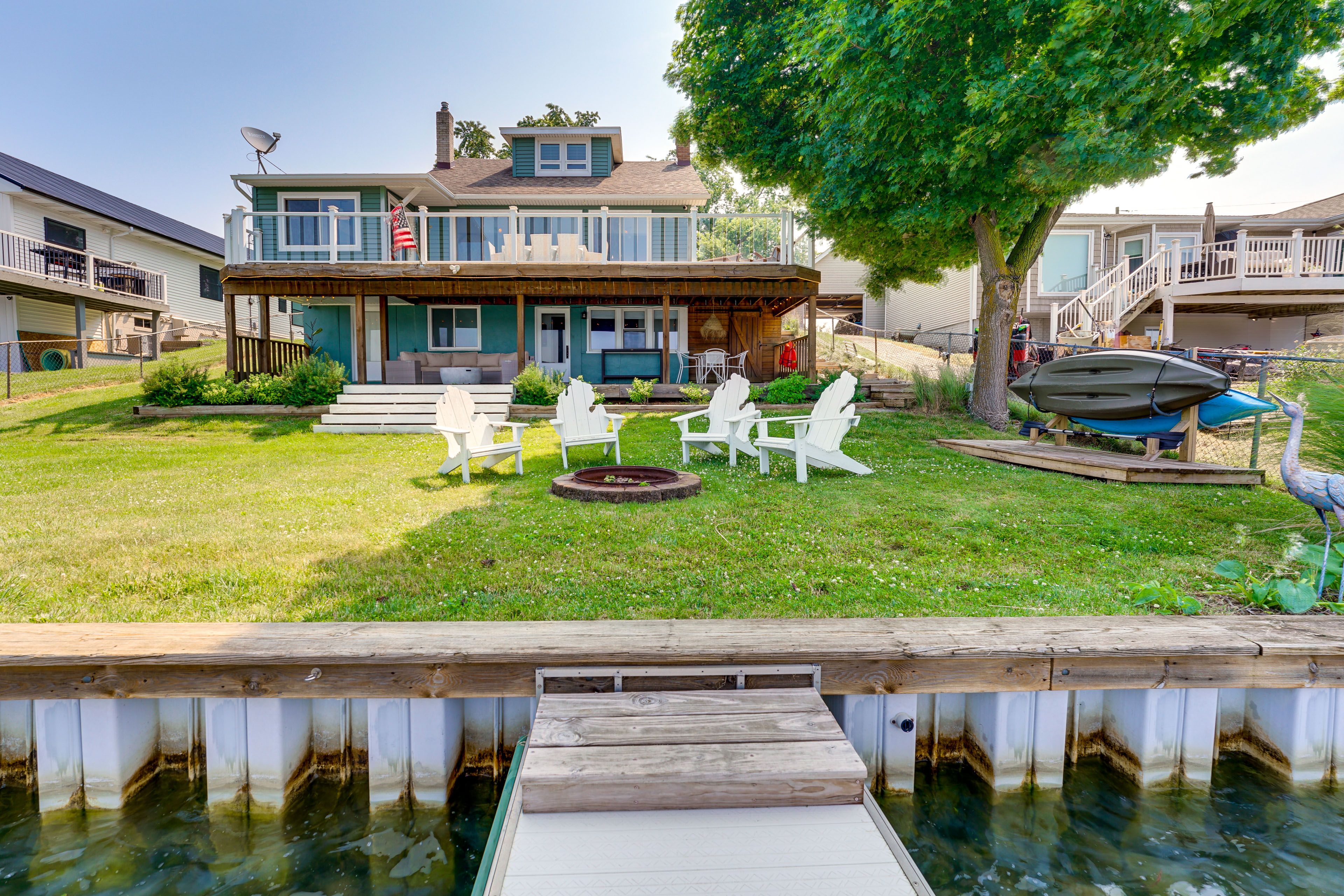 House Exterior | 2 Decks | Private Yard | Wood-Burning Fire Pit
