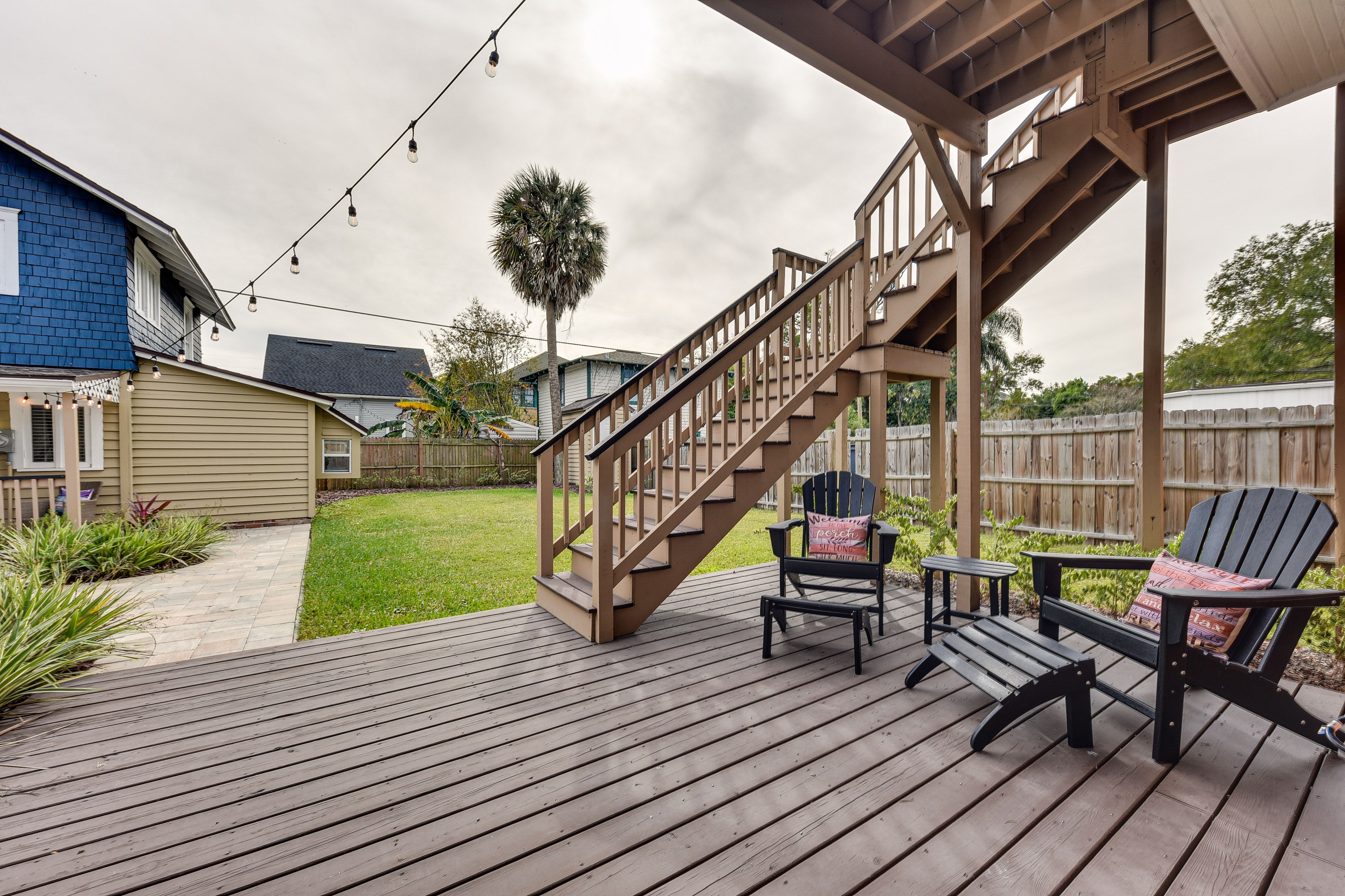 Private Patio | Shared Yard