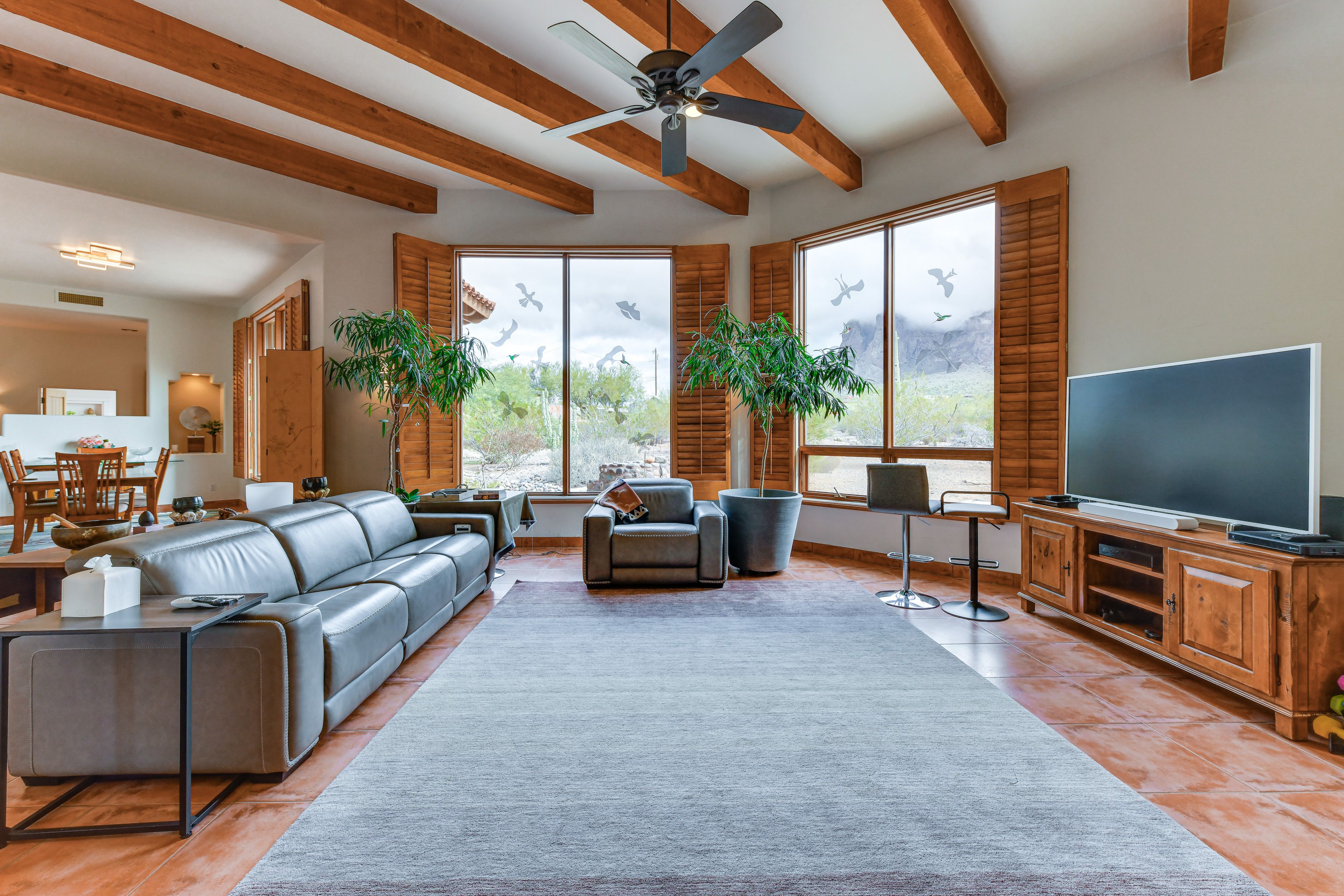 Living Area | Flat-Screen TV