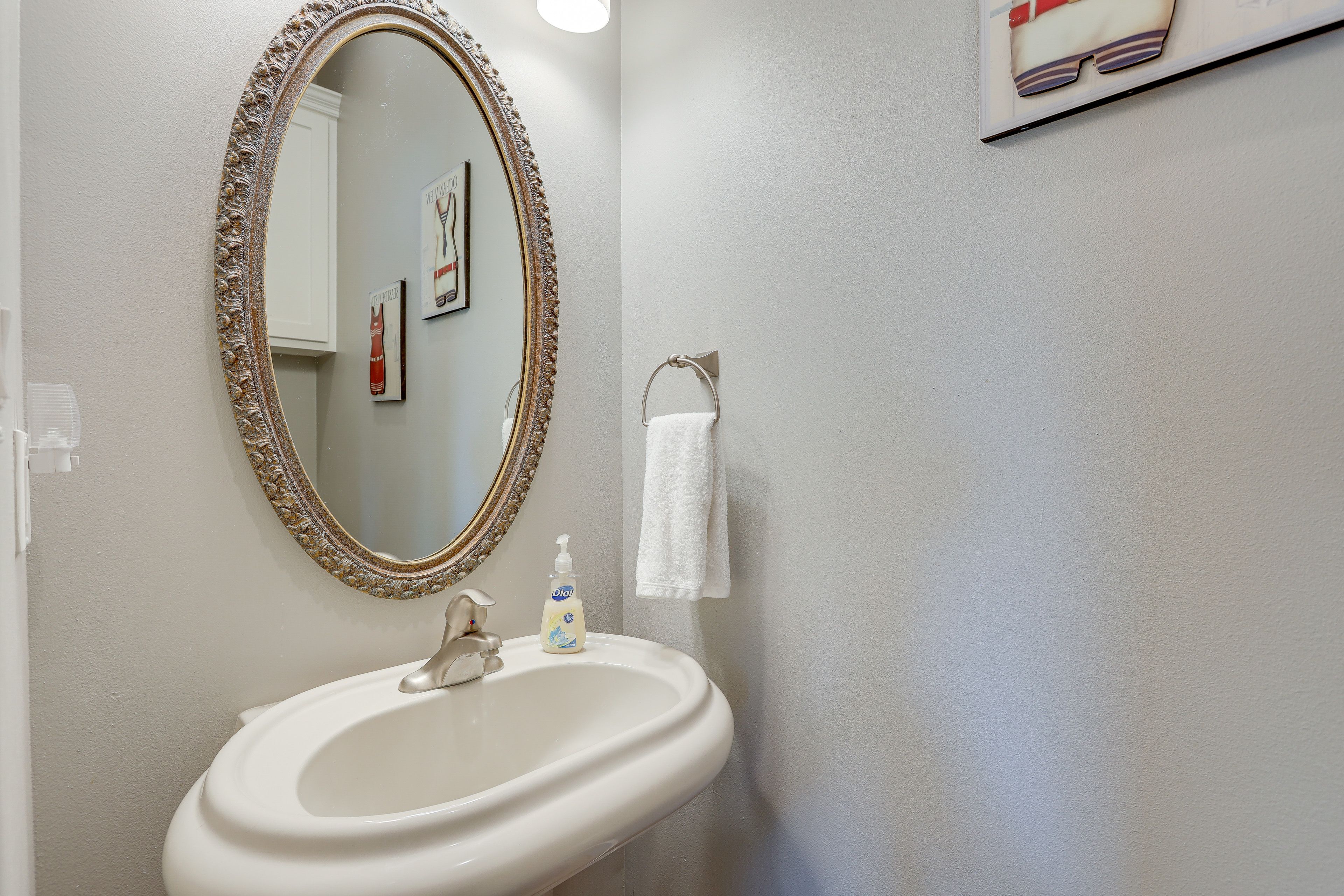 Half Bathroom | 1st Floor | Hair Dryer