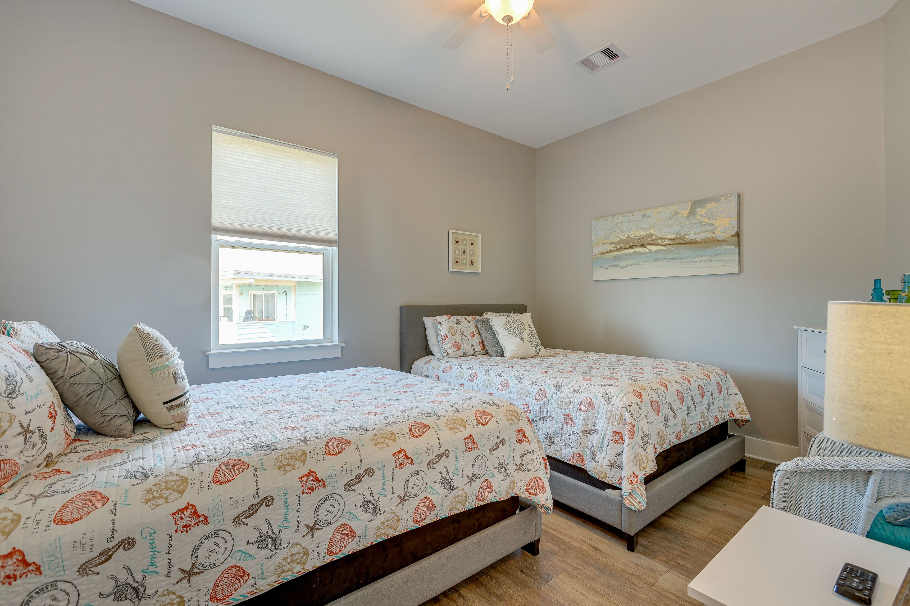 Bedroom 3 | 2 Queen Beds | 2nd Floor | Smart TV