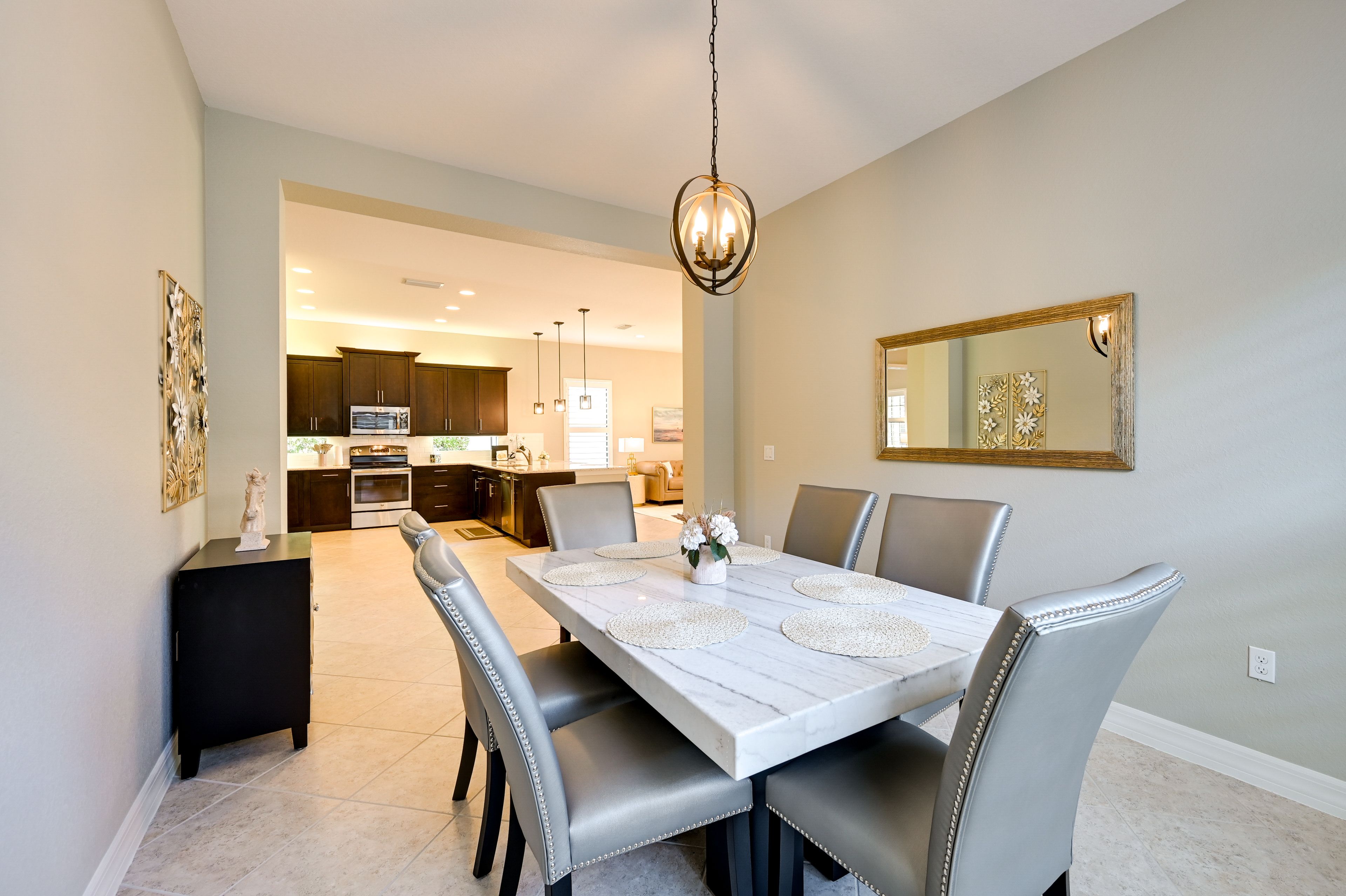 Dining Room | Dishware & Flatware Provided