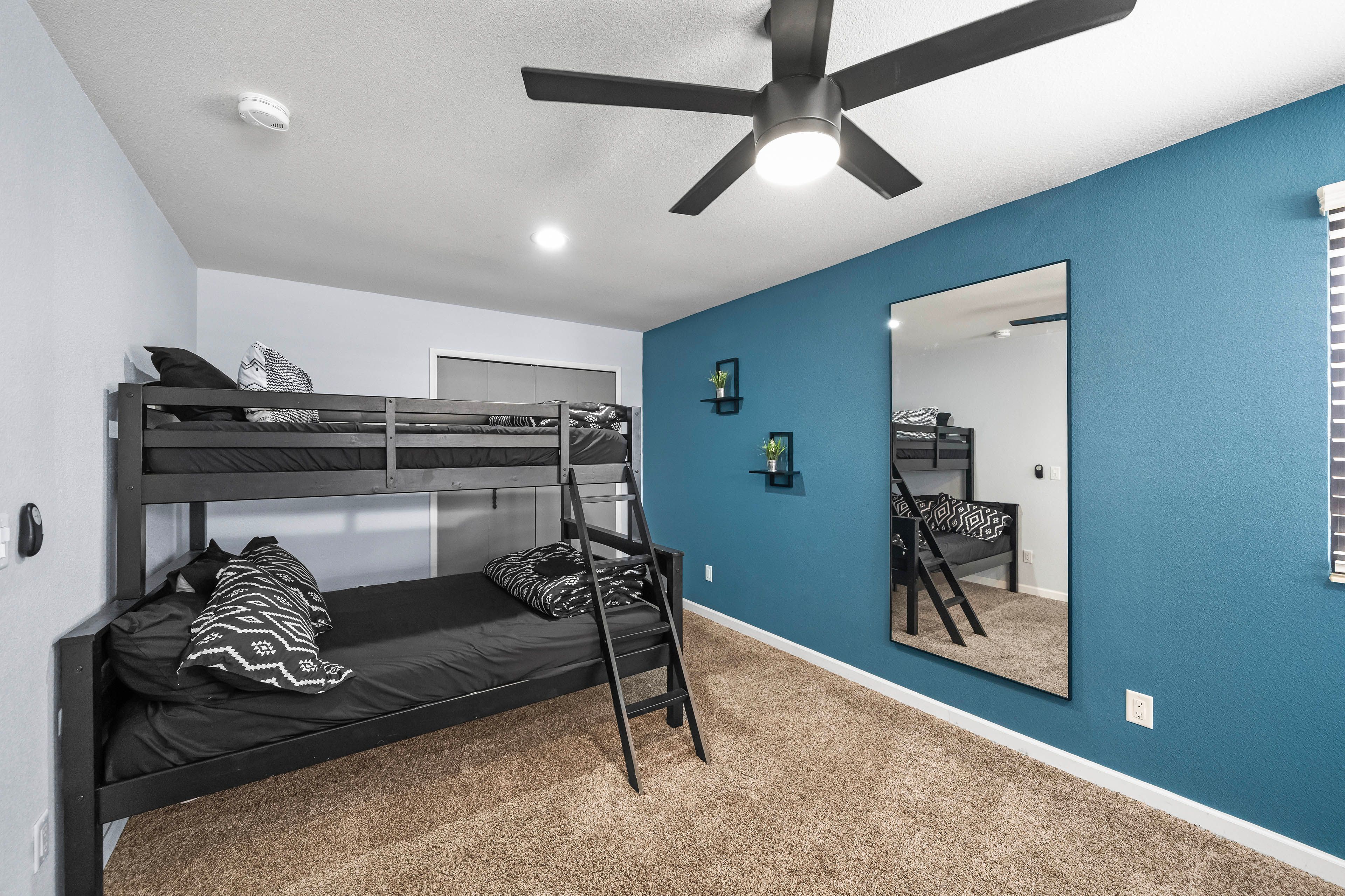 Bedroom 3 | 2 Twin/Full Bunk Beds