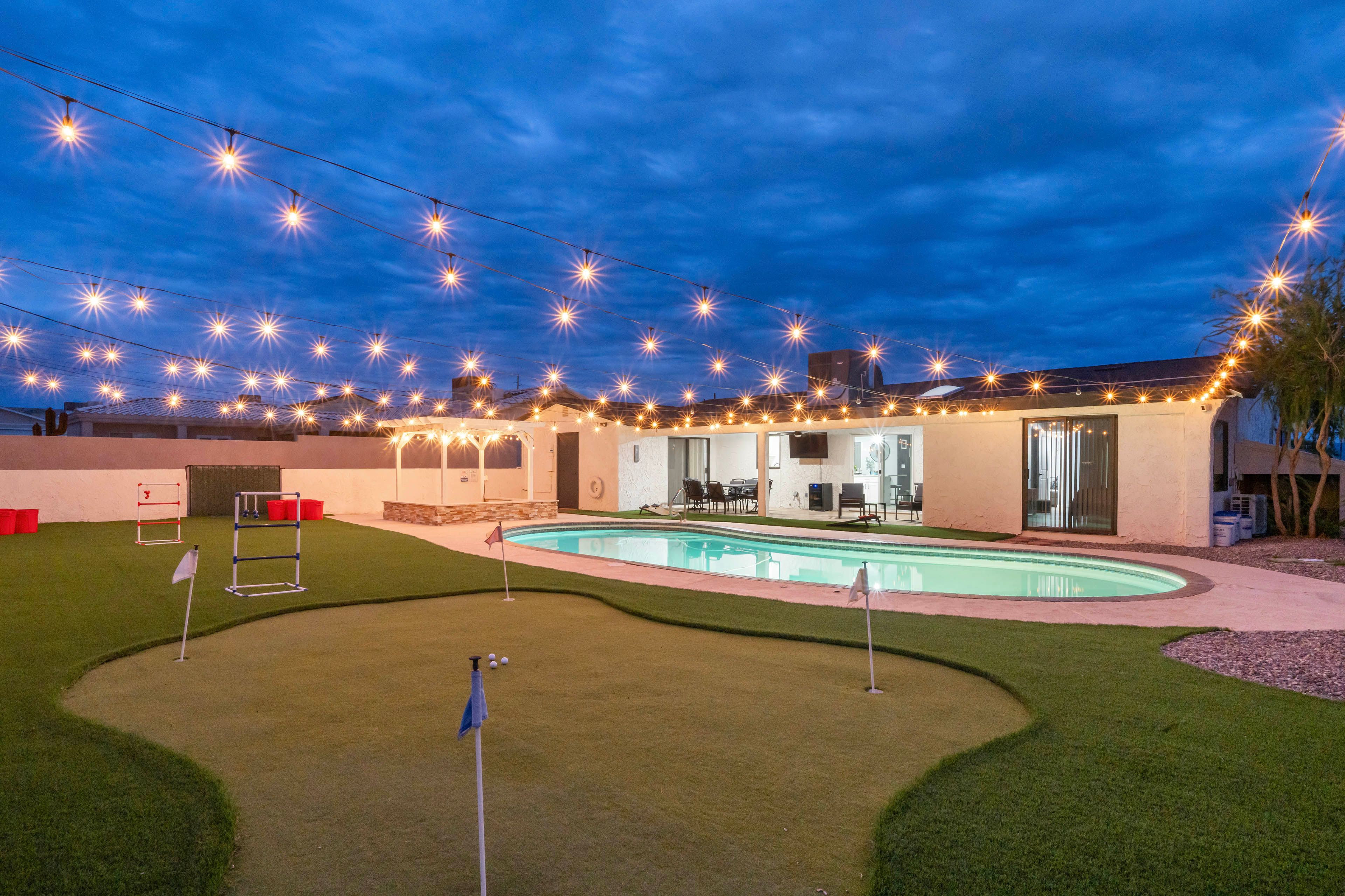 Exterior at Night | String Lights