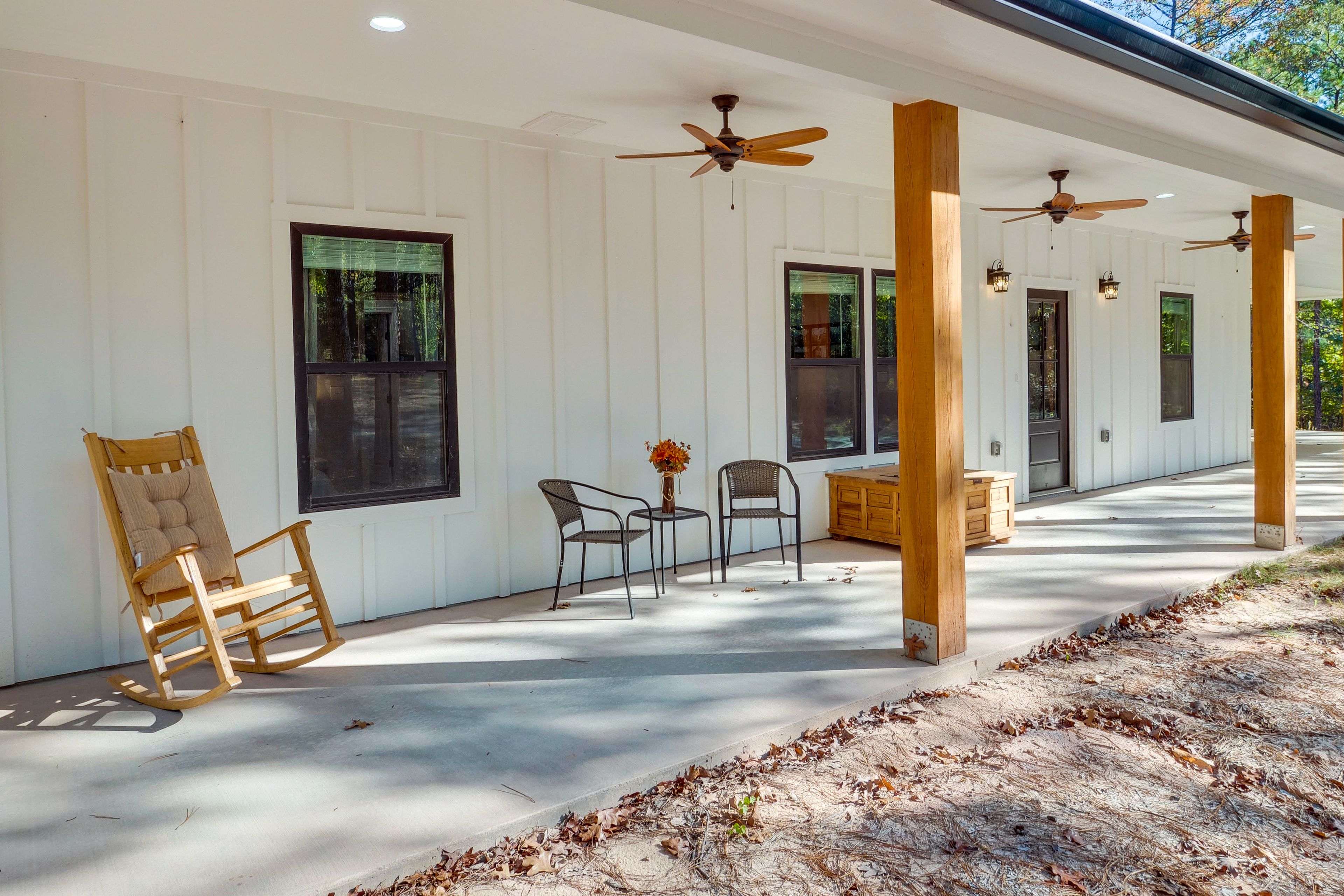 Covered Porch | Gas Grill | Single-Story Home