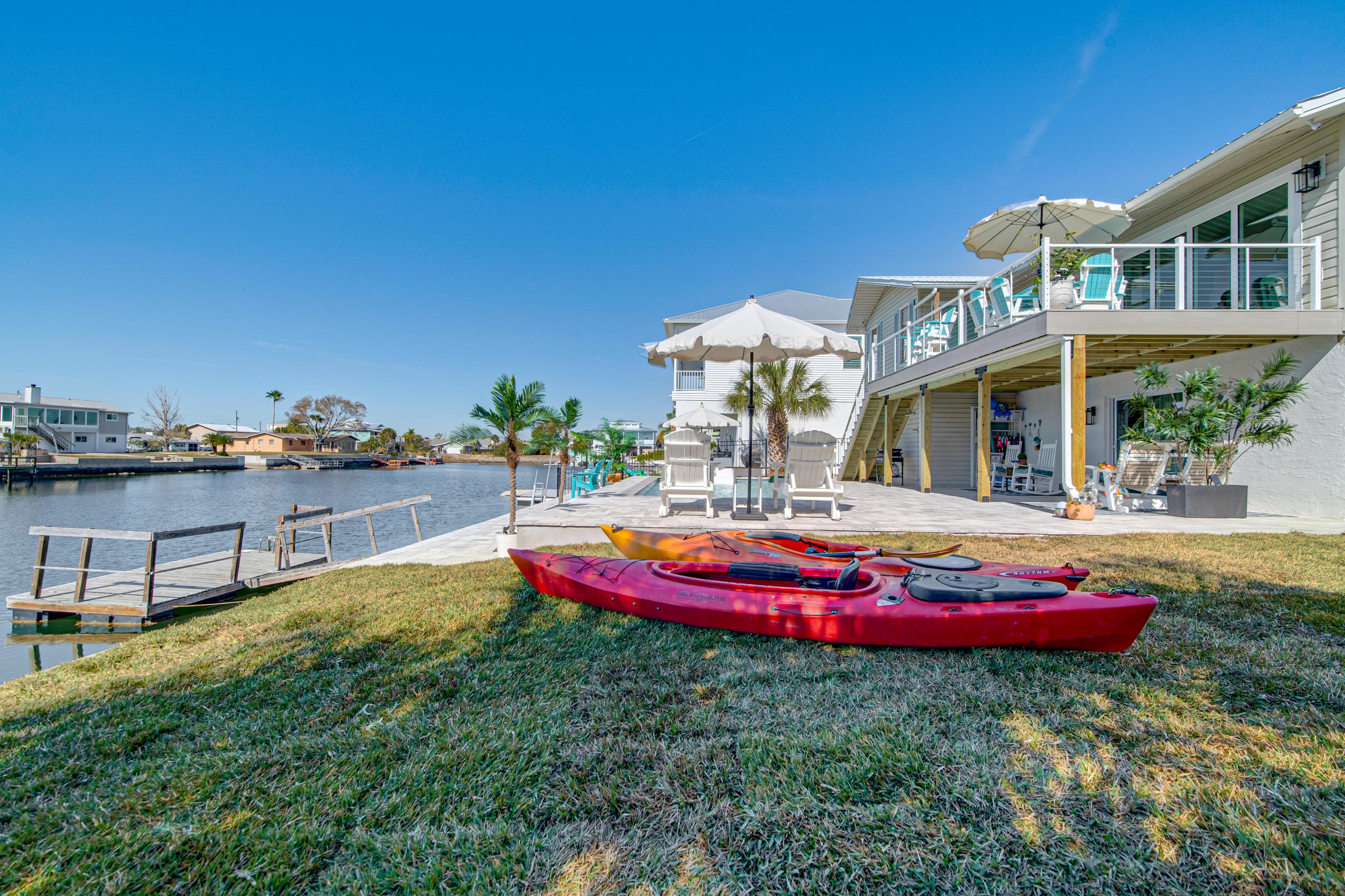 Backyard | Waterfront Location