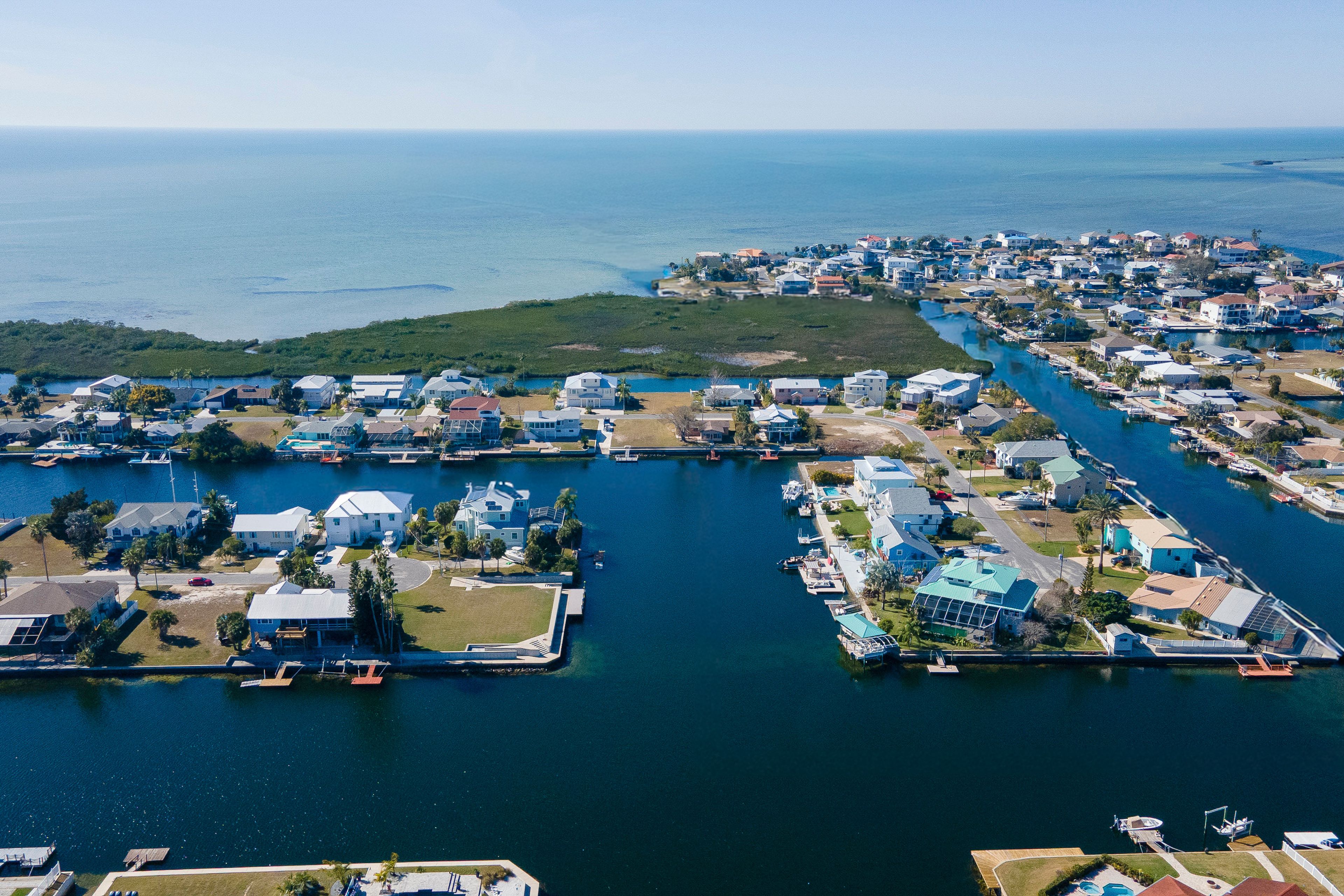 Aerial View | Easy Gulf Access