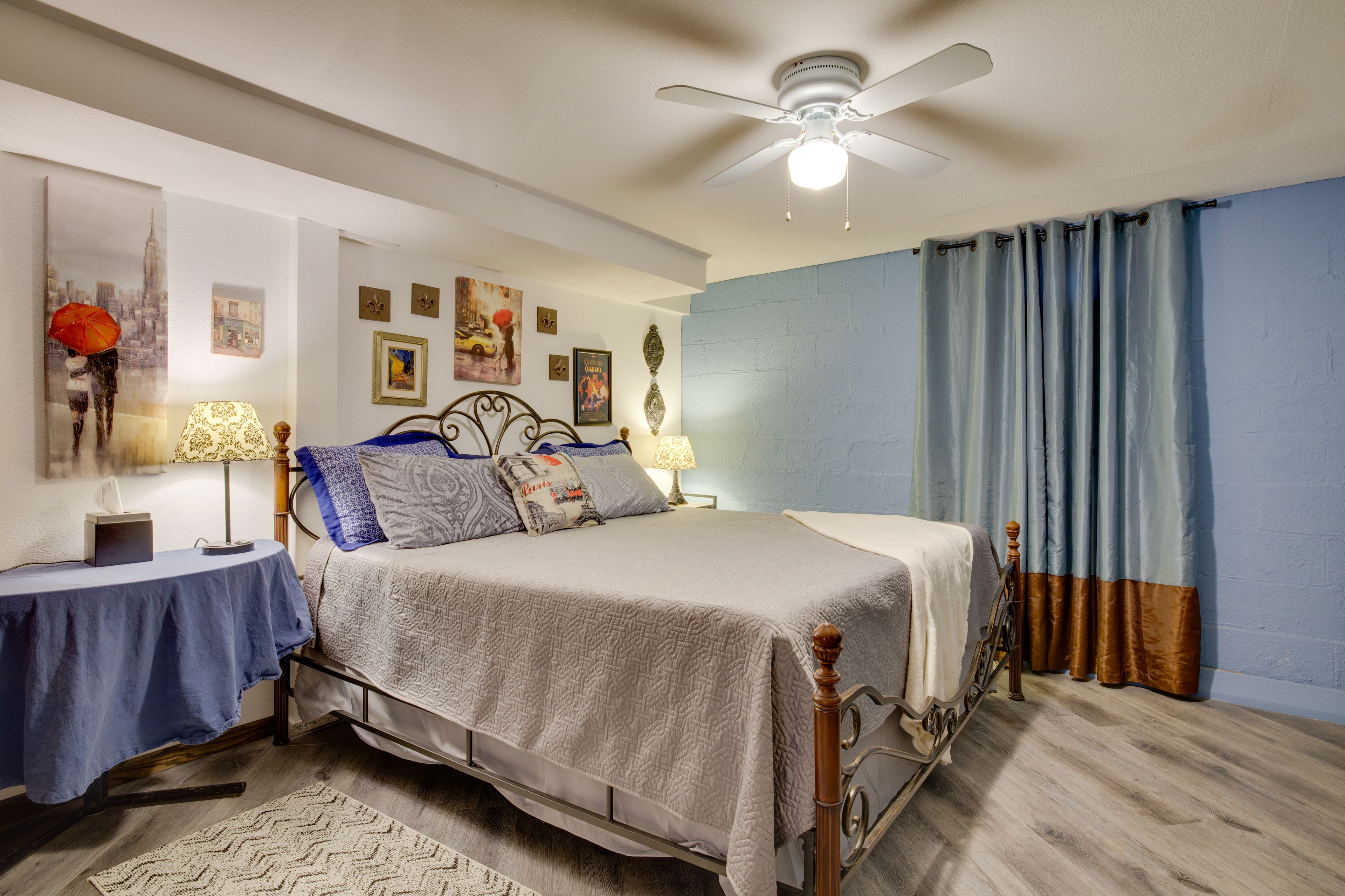 Bedroom 4 | King Bed | Basement | Hangers