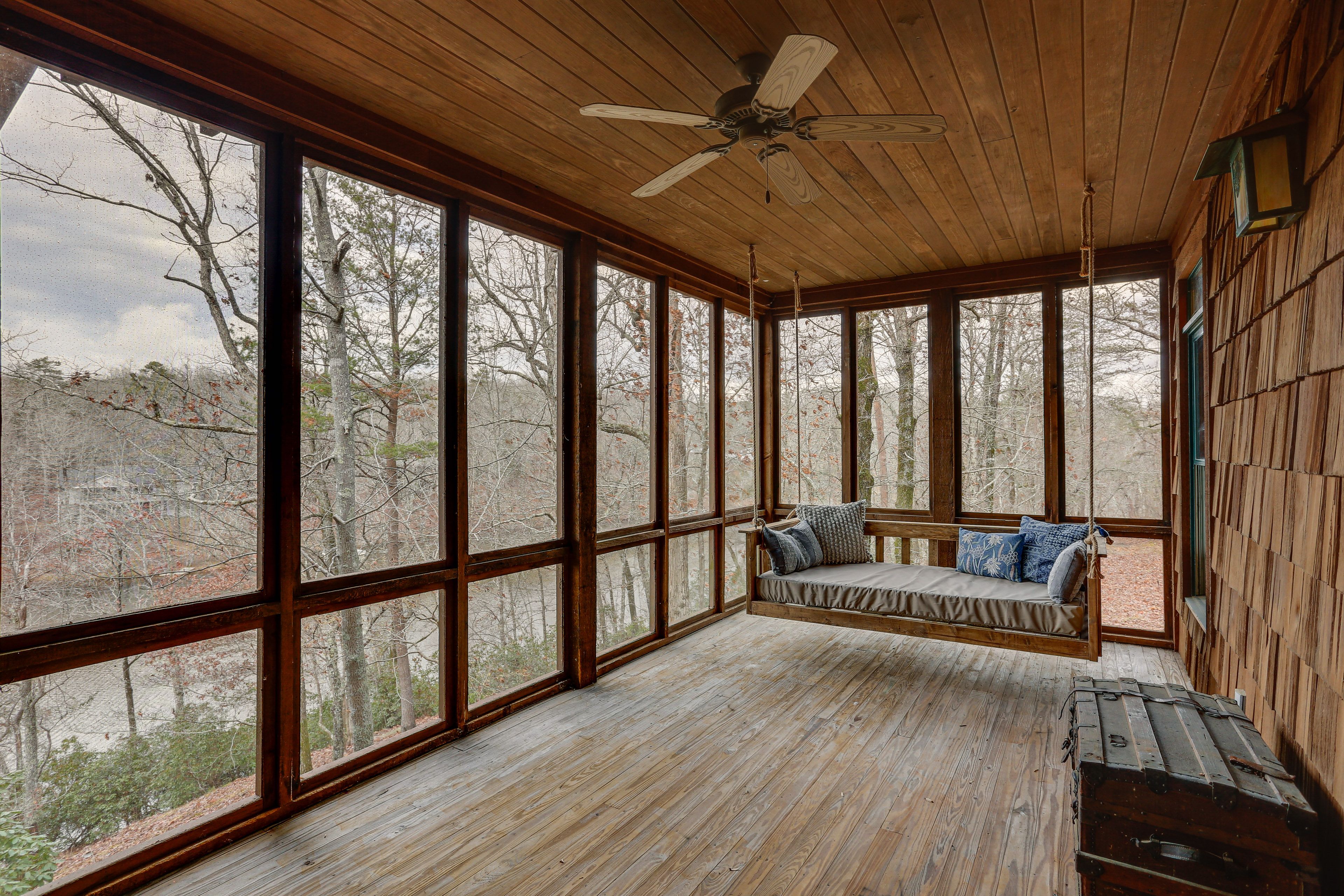Screened Porch 1 | Porch Swing