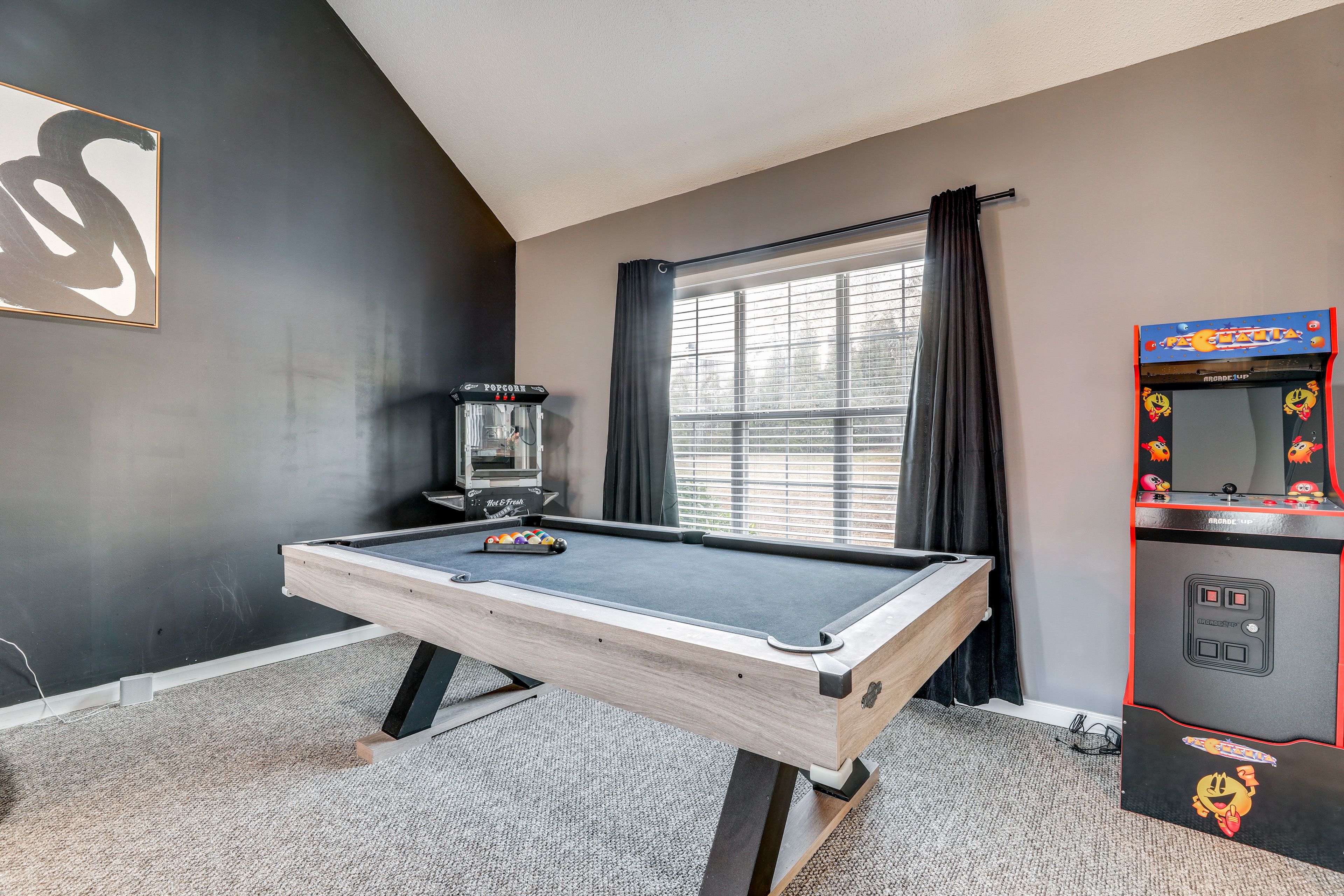 Game Room | Pool Table | Popcorn Machine | Arcade Game