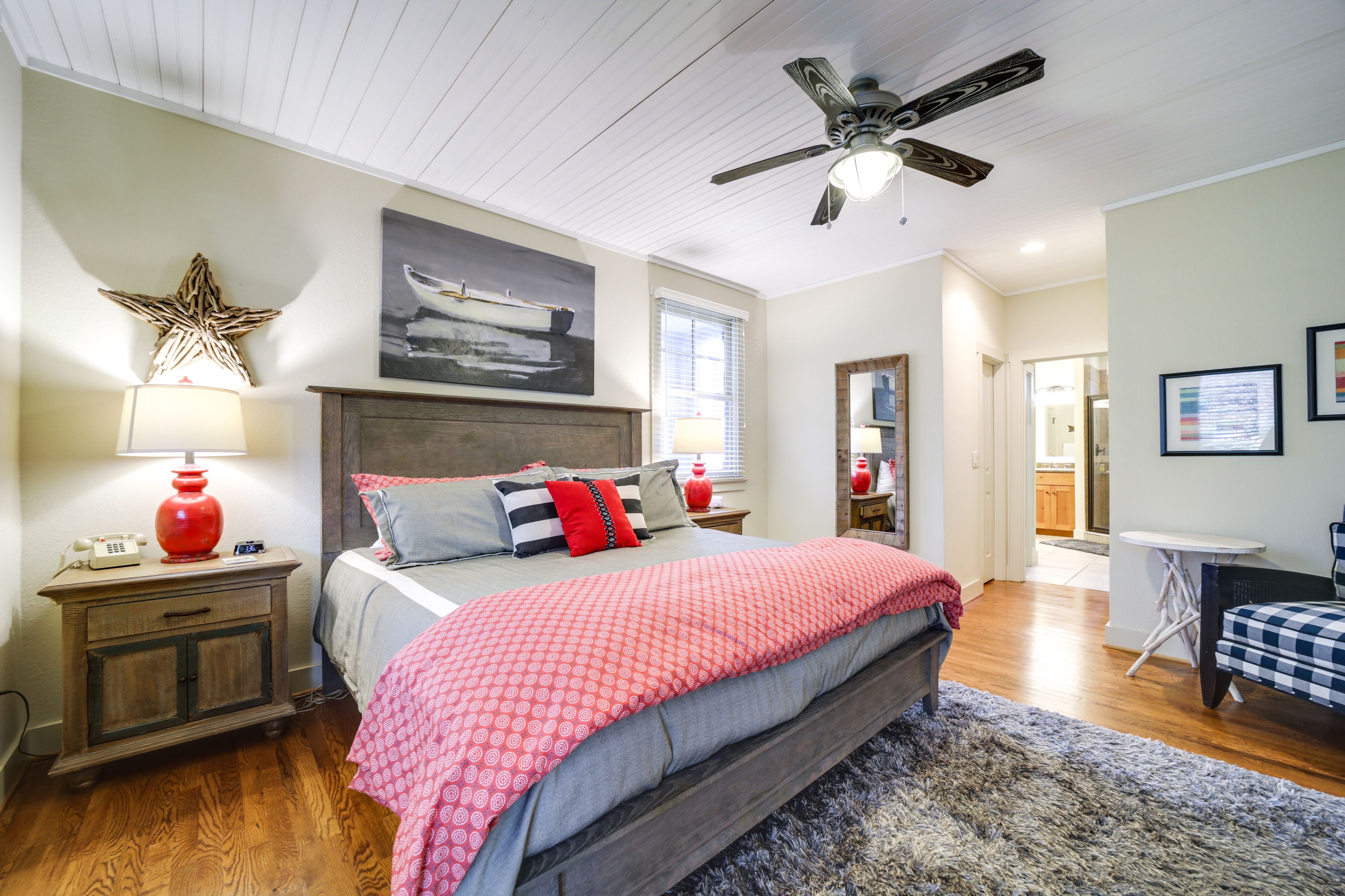 Bedroom 1 | King Bed | Linens Provided | Smart TV