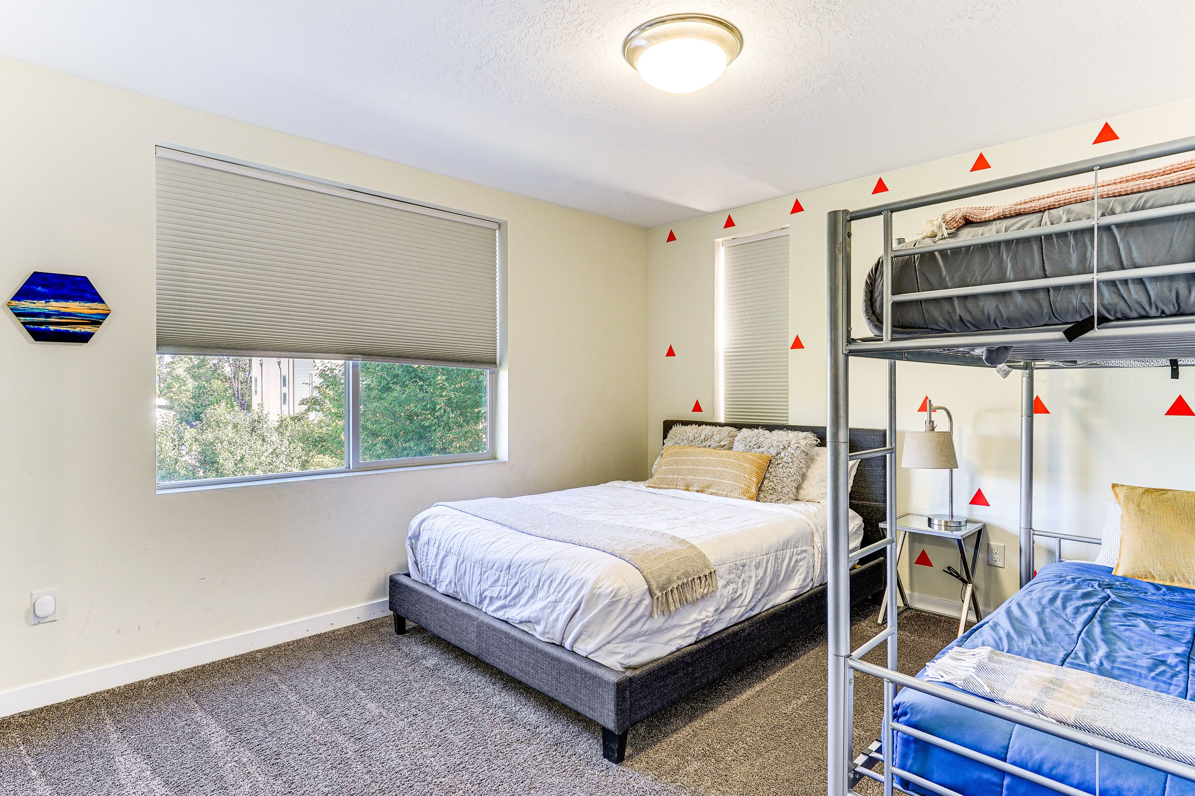 Bedroom 3 | Queen Bed | Twin Bunk Bed | 2nd Floor