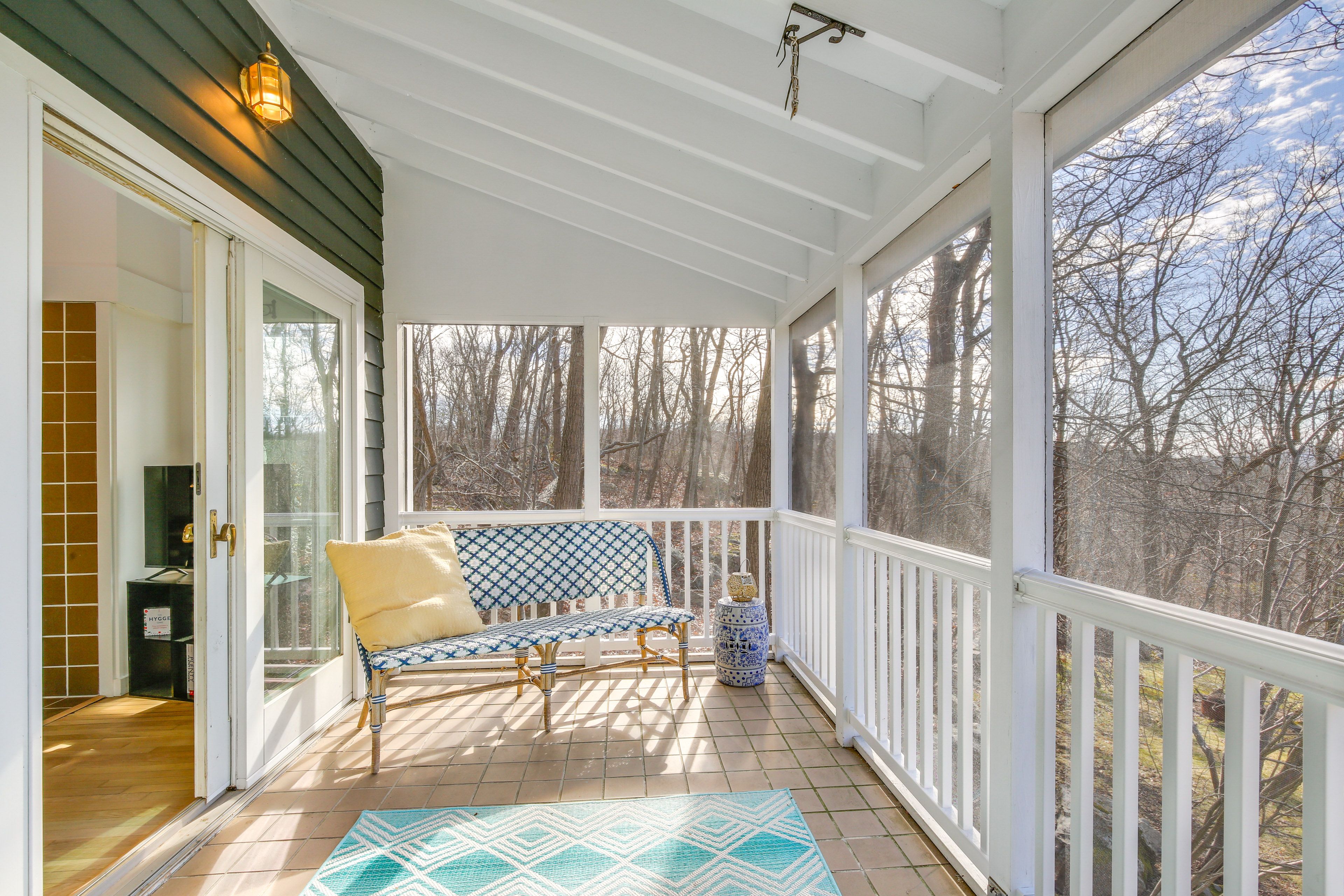 Screened Porch | Mountain & Forest Views | Main Floor