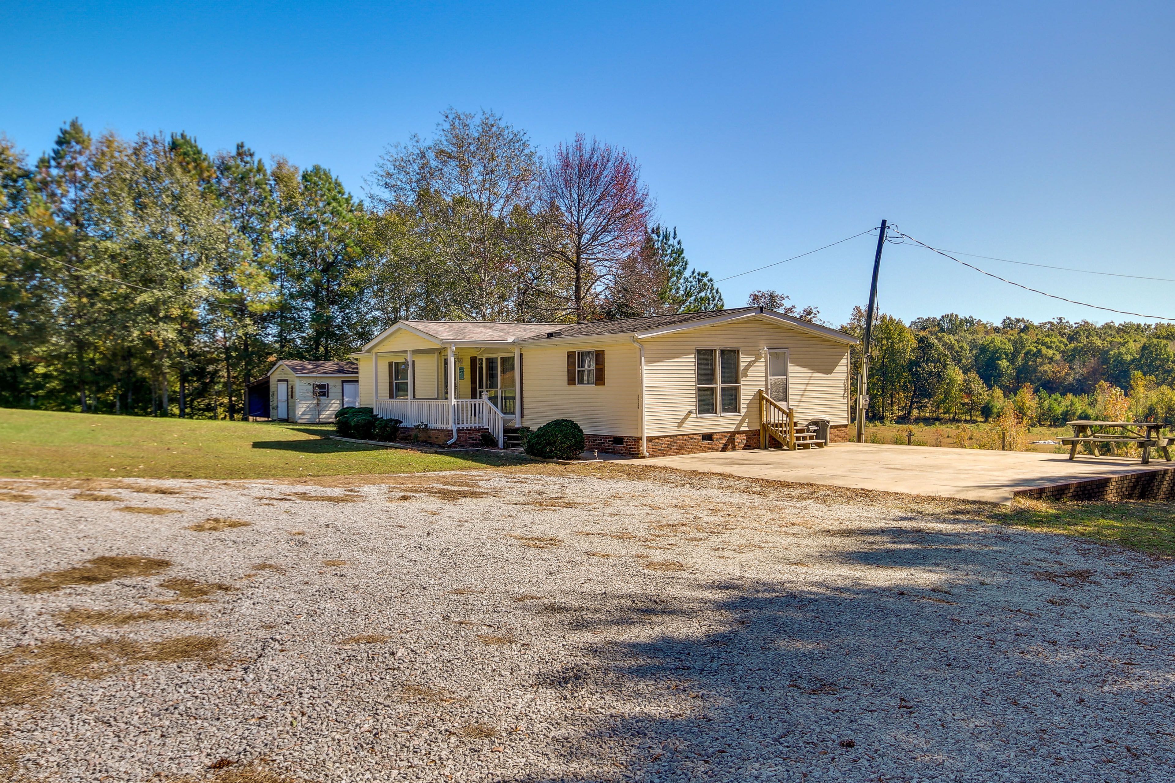 Parking | Driveway (4 Vehicles) | Boat Trailer Parking | RV Hookup w/ Pad