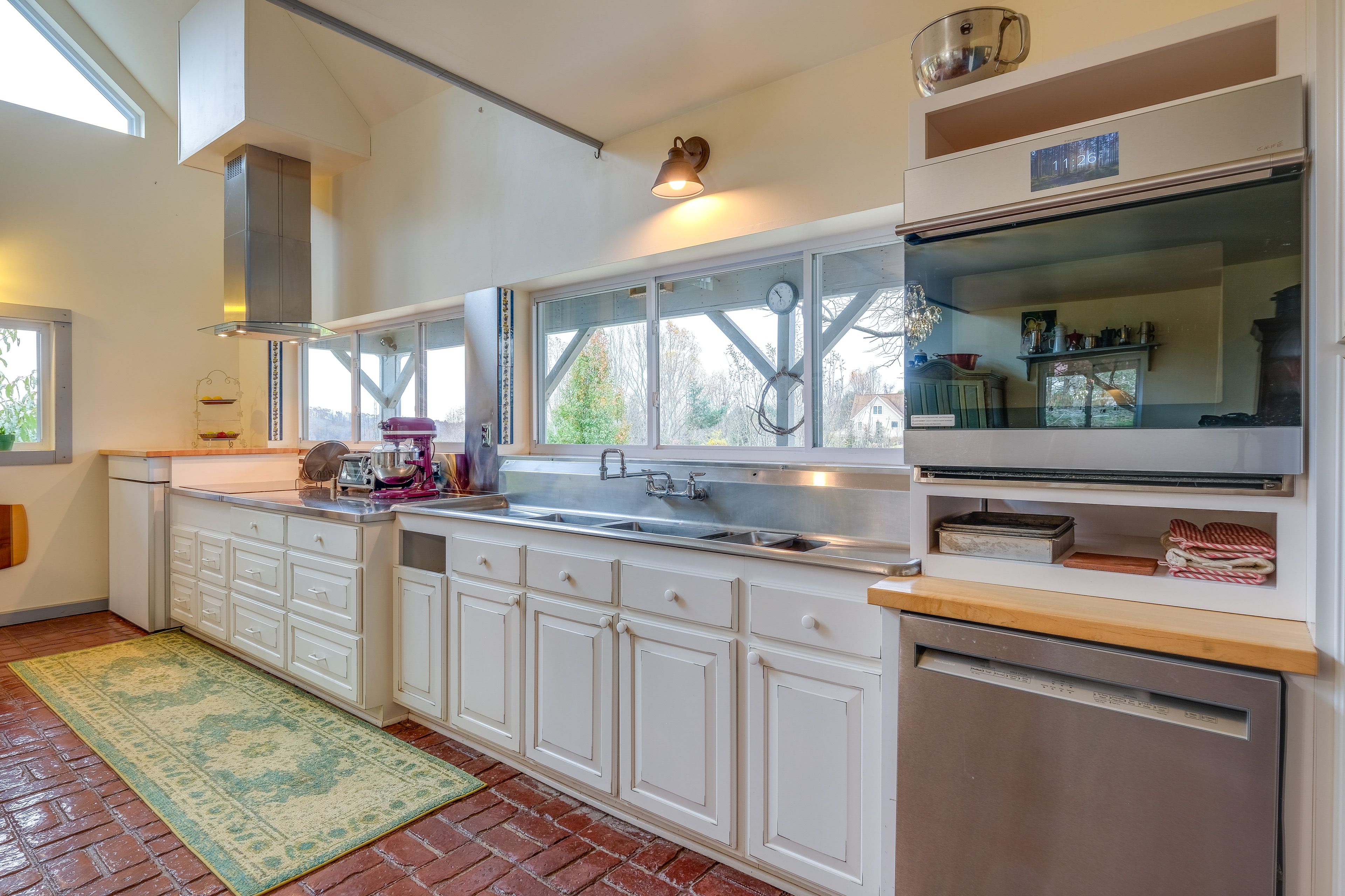 Kitchen | Pet Friendly w/ Fee | 2-Story Cabin