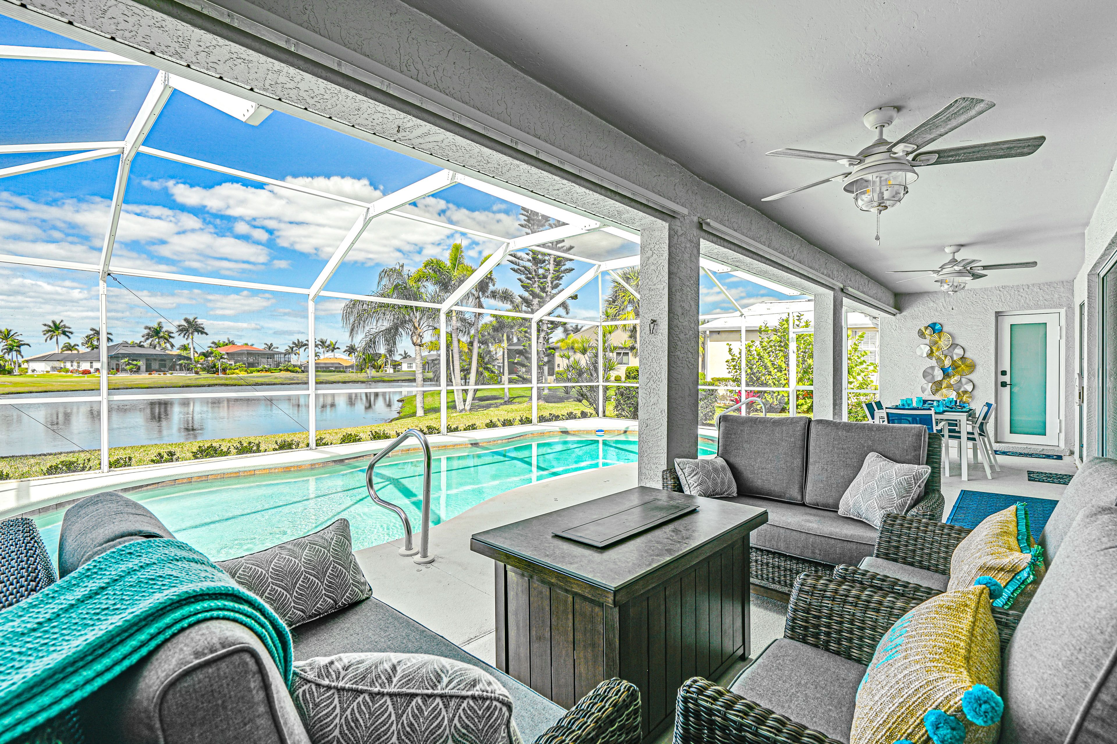 Cape Coral Vacation Rental | 3BR | 2BA | 1 Entry Step | 1,973 Sq Ft