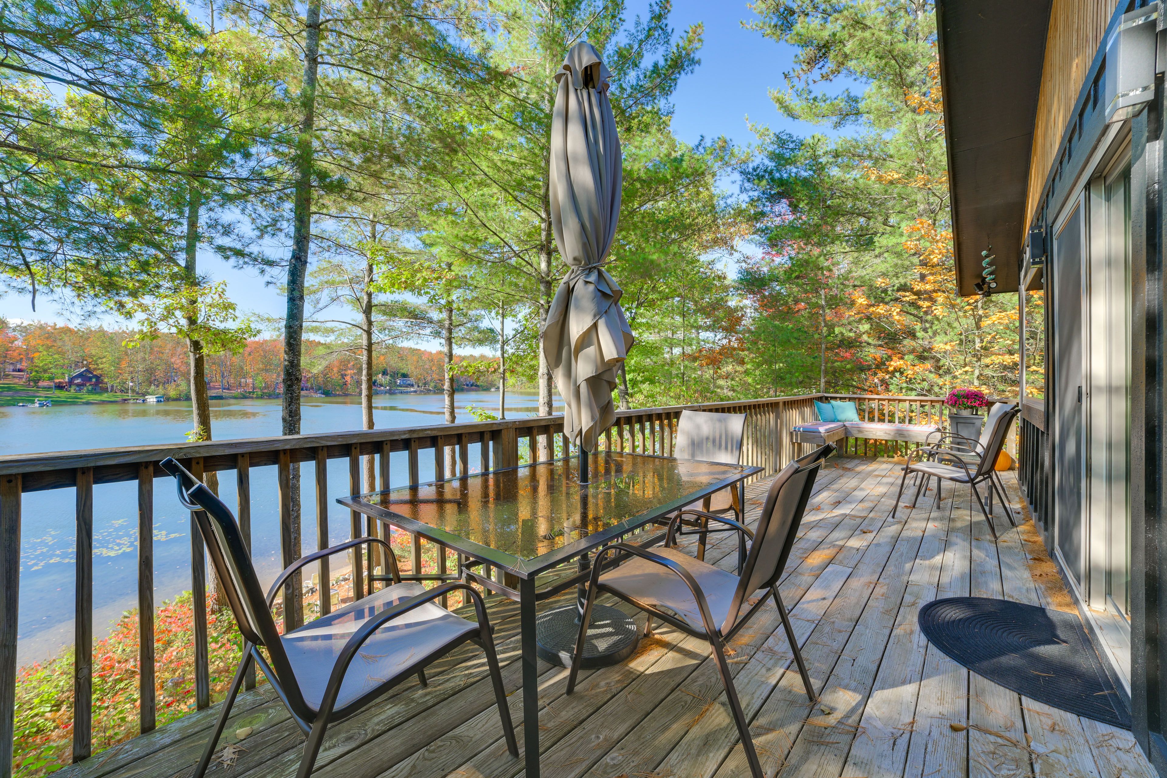 Private Deck | Outdoor Dining Area | Gas Grill