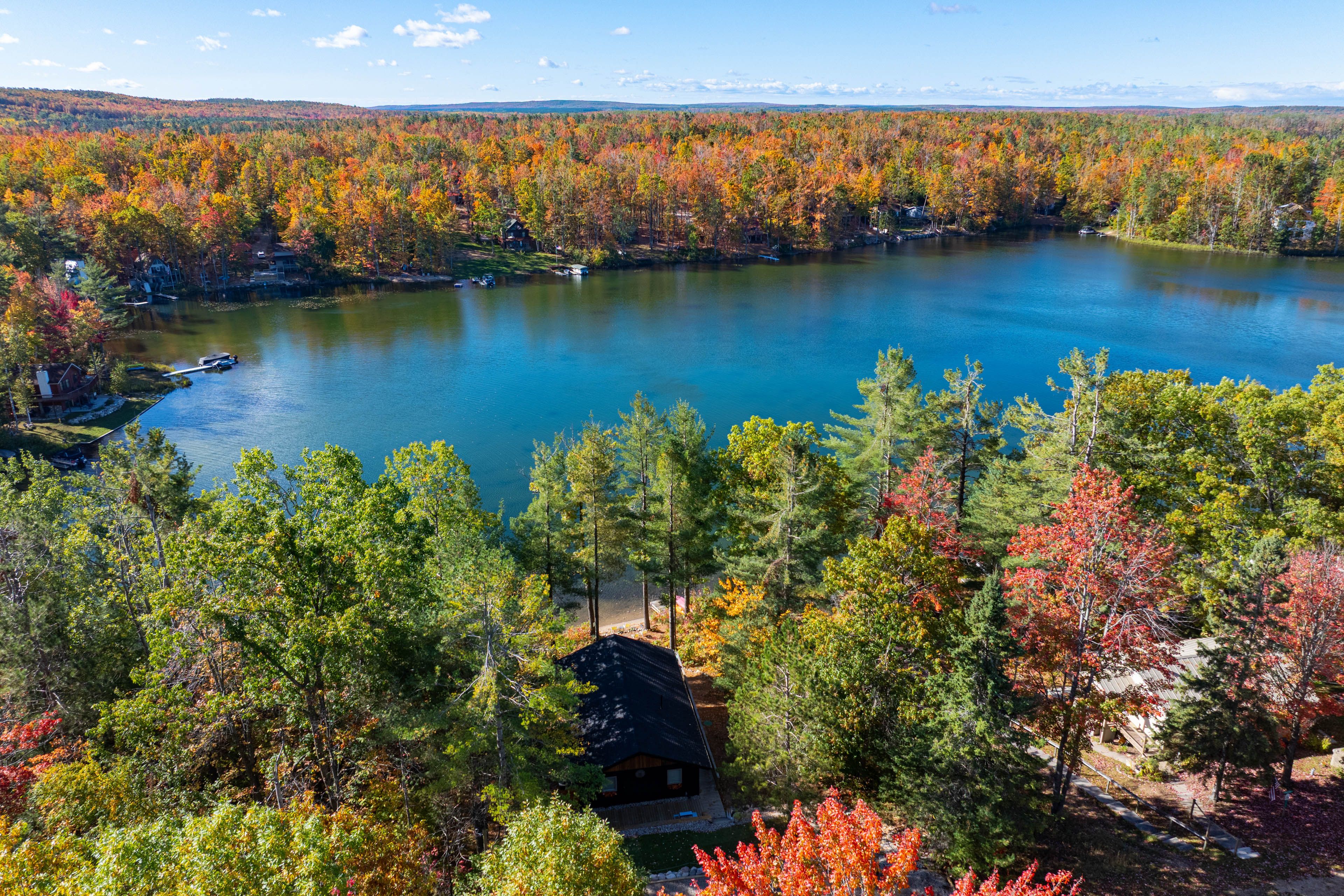 Aerial View | On-Site Lake Access
