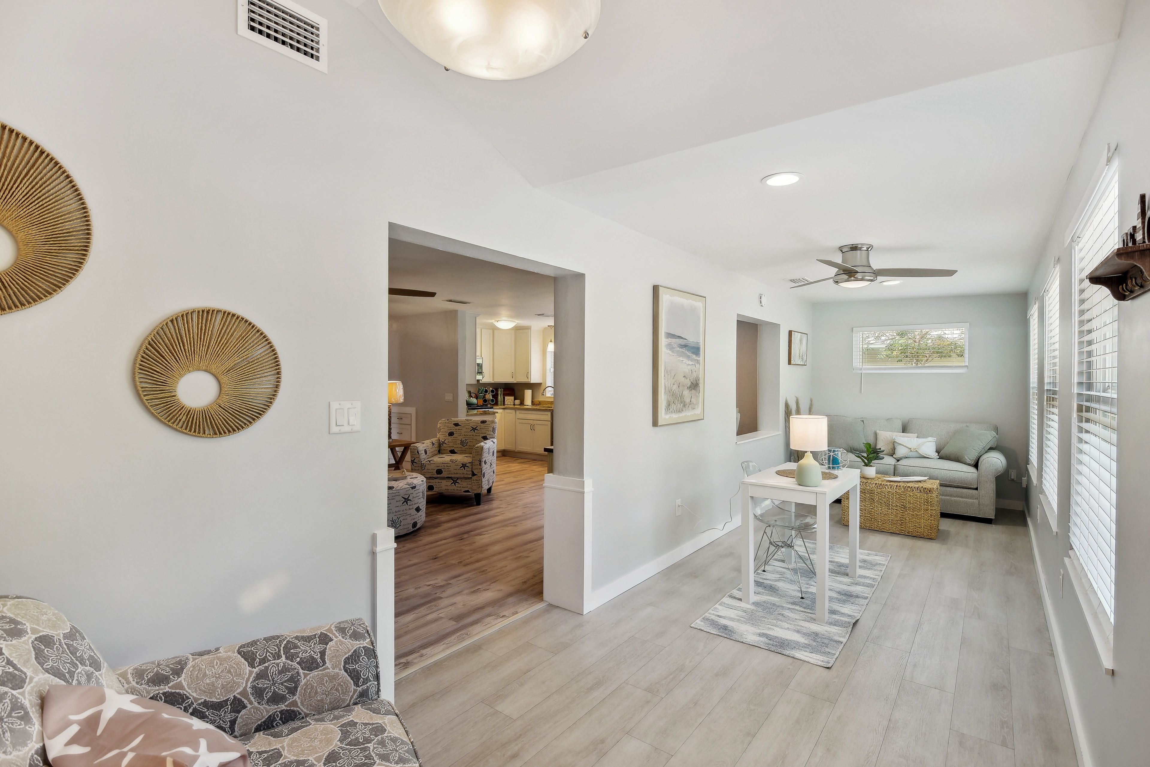 Entry Room | Full Sleeper Sofa | WFH Desk