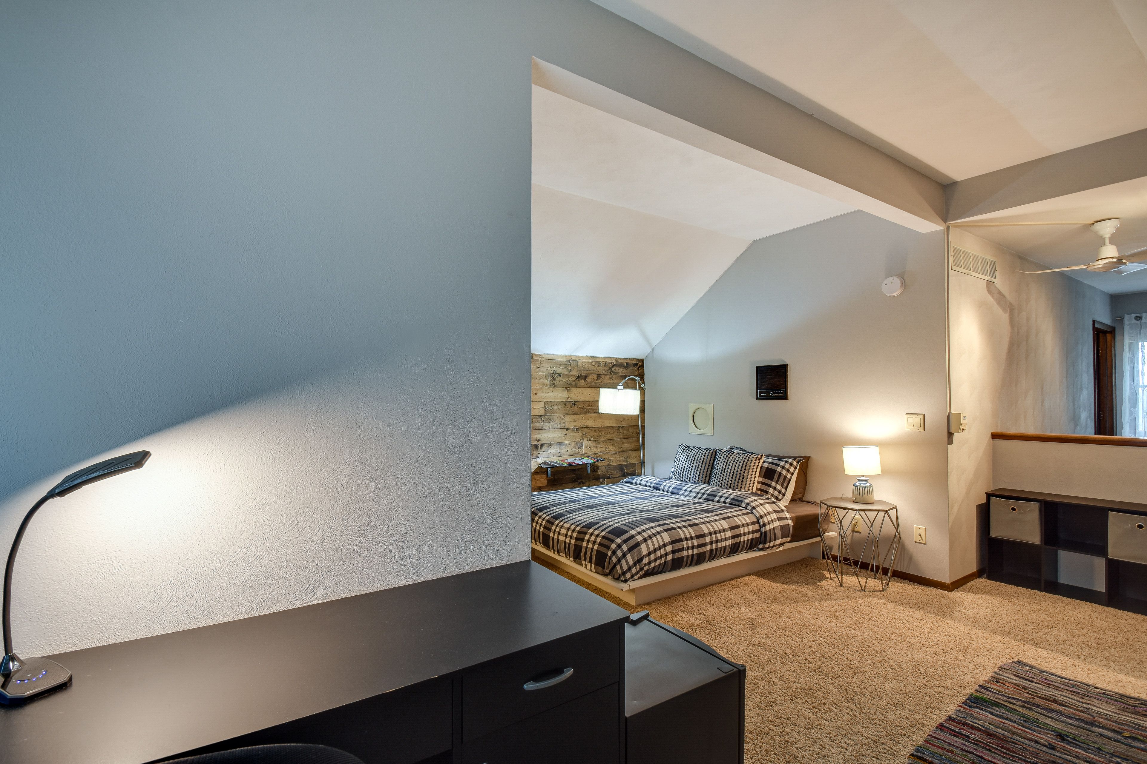 Bedroom 4 | Full Bed | Laptop-Friendly Desk | 3rd Floor