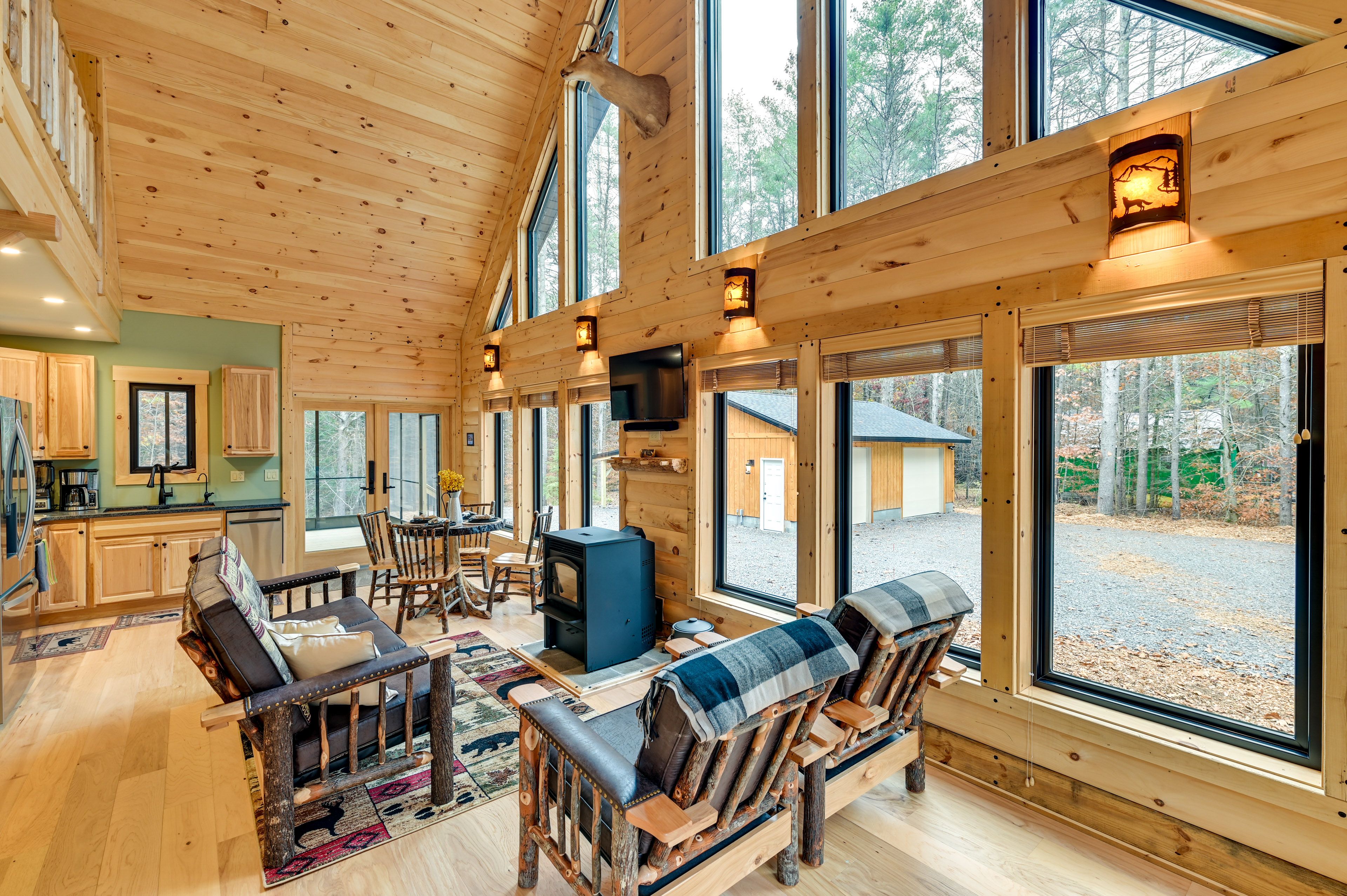 Living Room | 1,120 Sq Ft | Smart TV | Central A/C & Heat