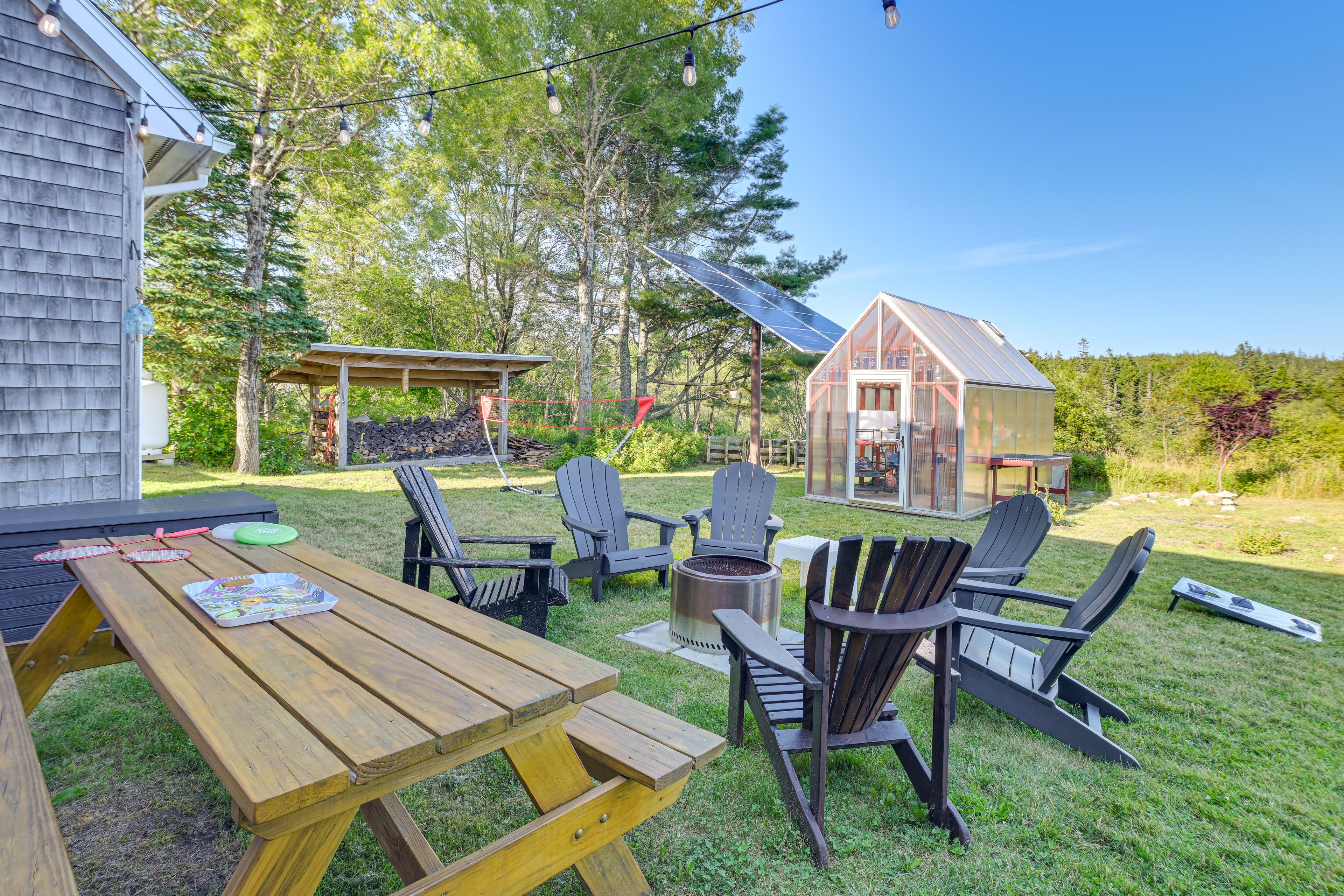House Exterior | Wood-Burning Fire Pit | Gas Grill