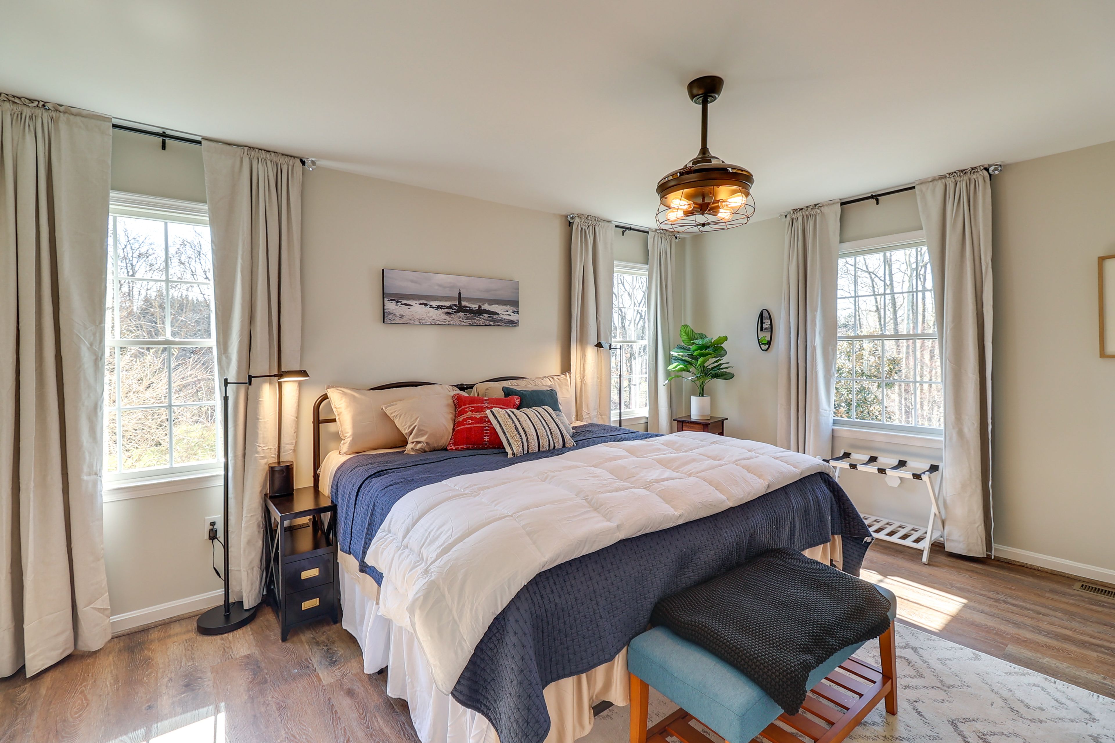 Bedroom Suite | King Bed | Linens Provided | Upper Level