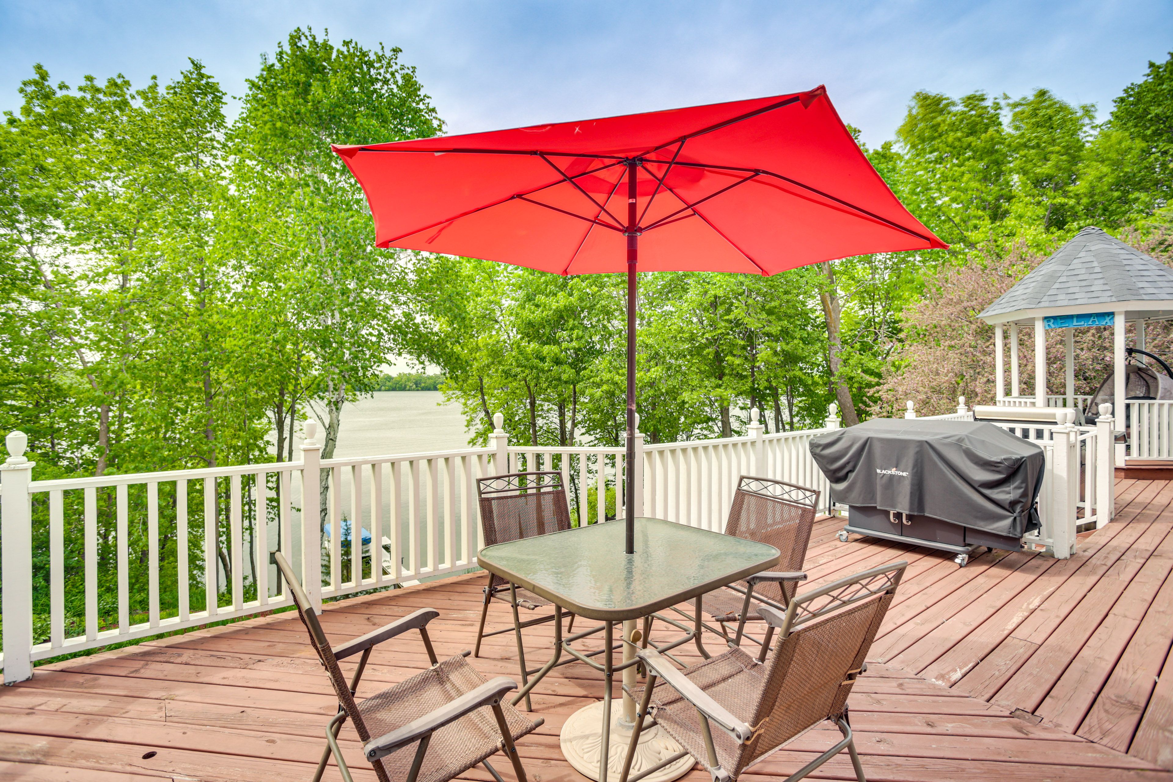 Deck | Gas Grill | Lake Views | Gazebo