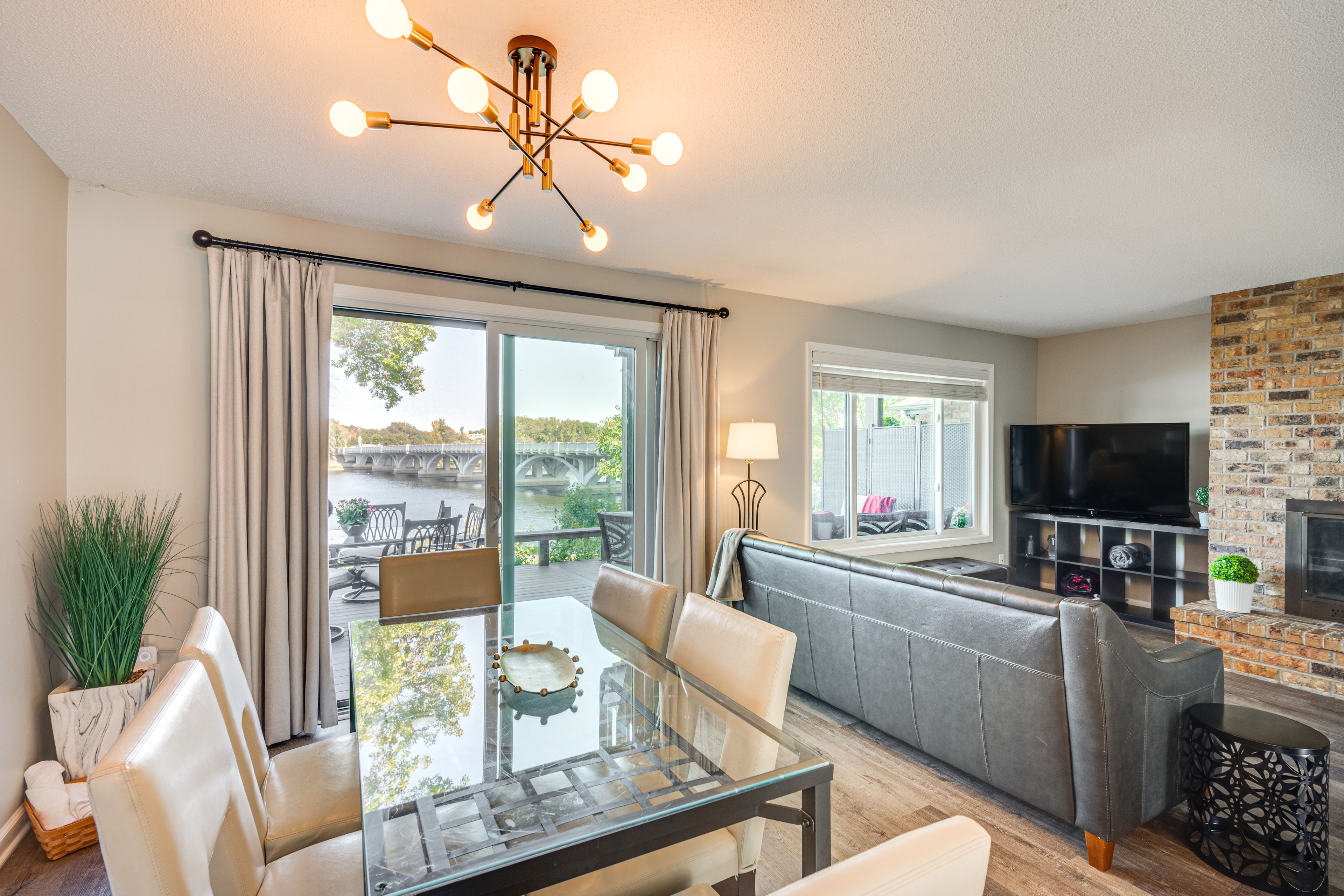 Dining Area | Dishware/Flatware Provided | Water View | 1st Floor