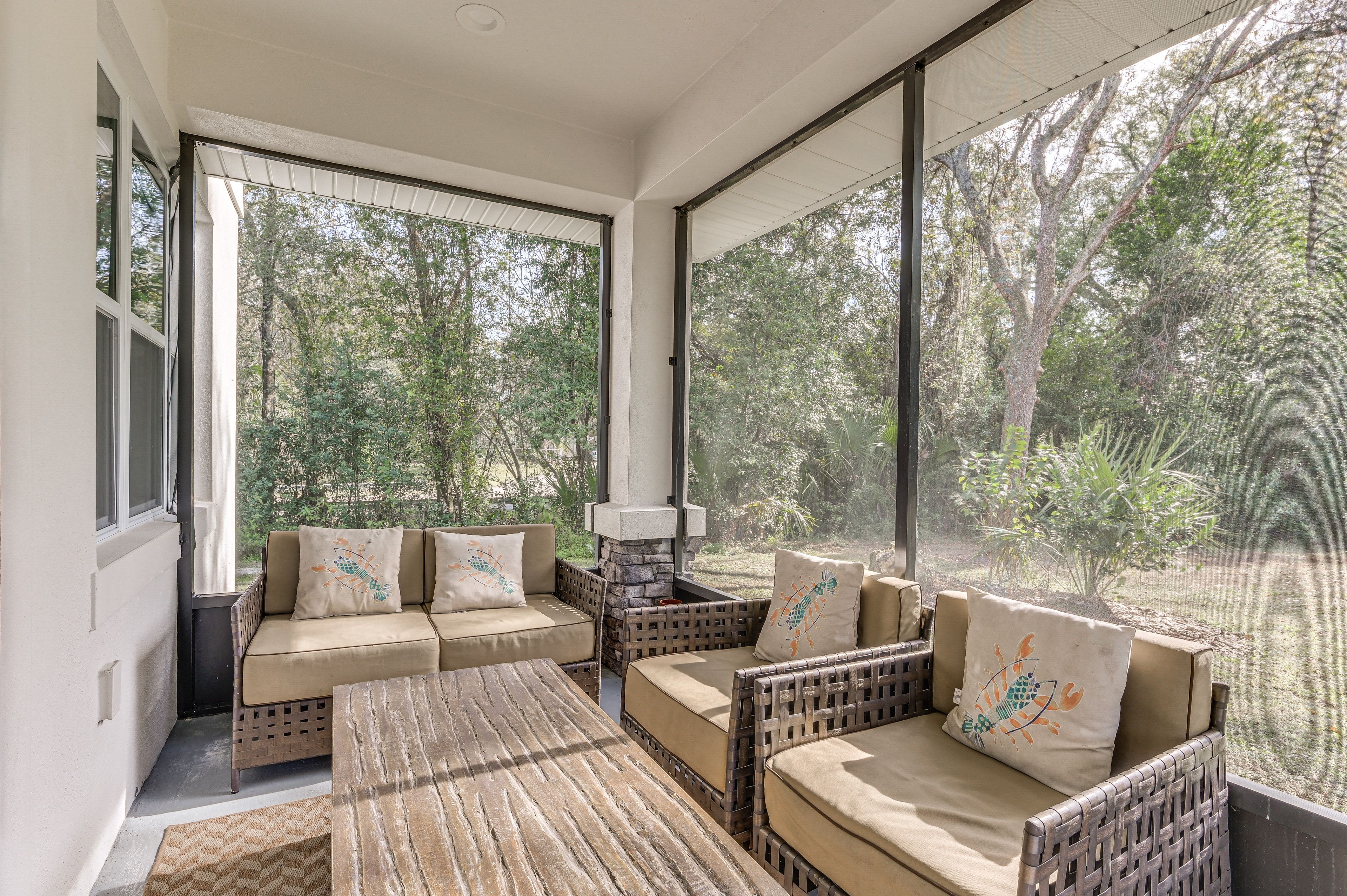 Private Patio | Dog Friendly w/ Fee