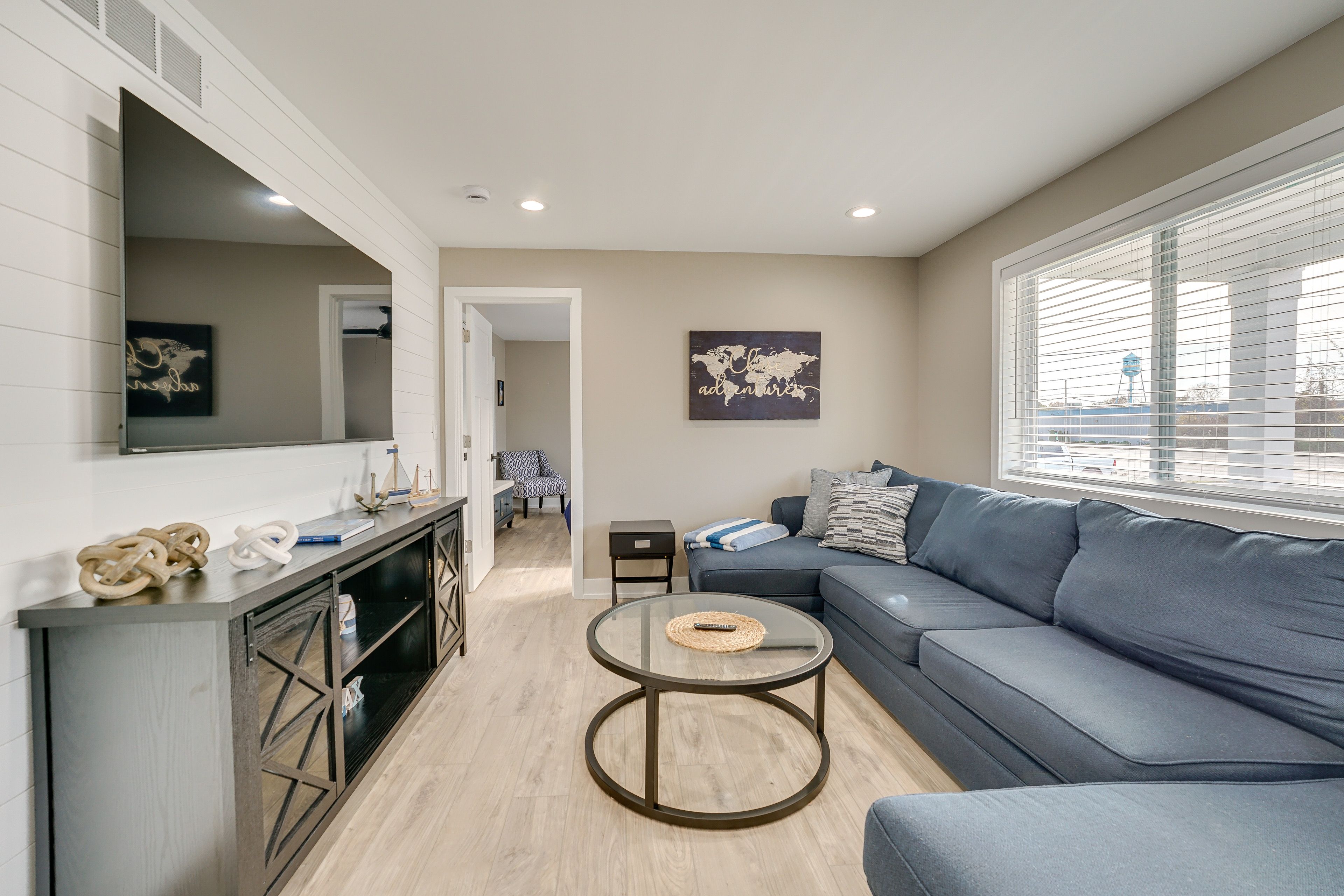 Algonac Vacation Rental | 2BR | 2BA | 4 Steps to Enter | 880 Sq Ft