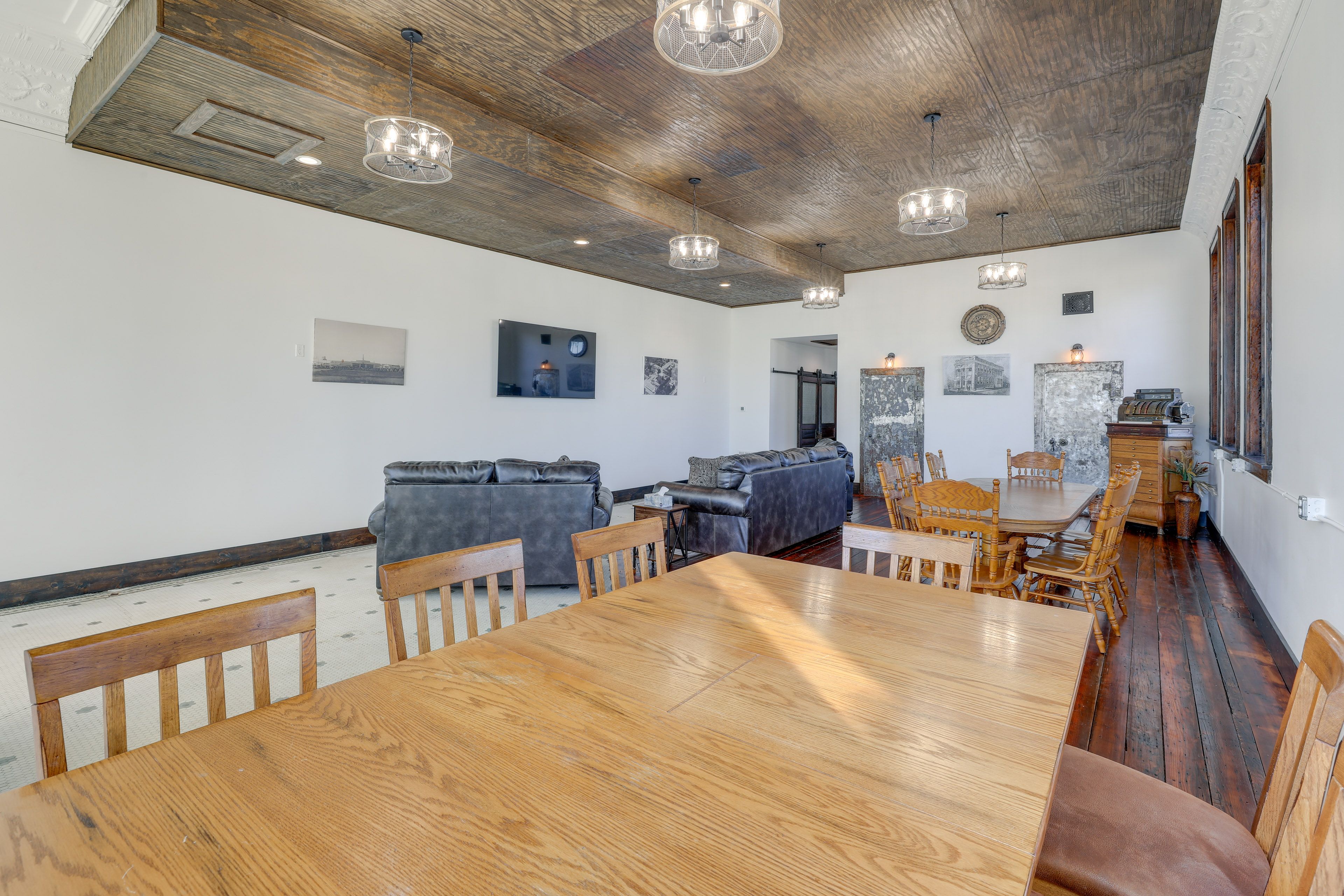 Dining Area | 2 Dining Tables | Dishware/Flatware