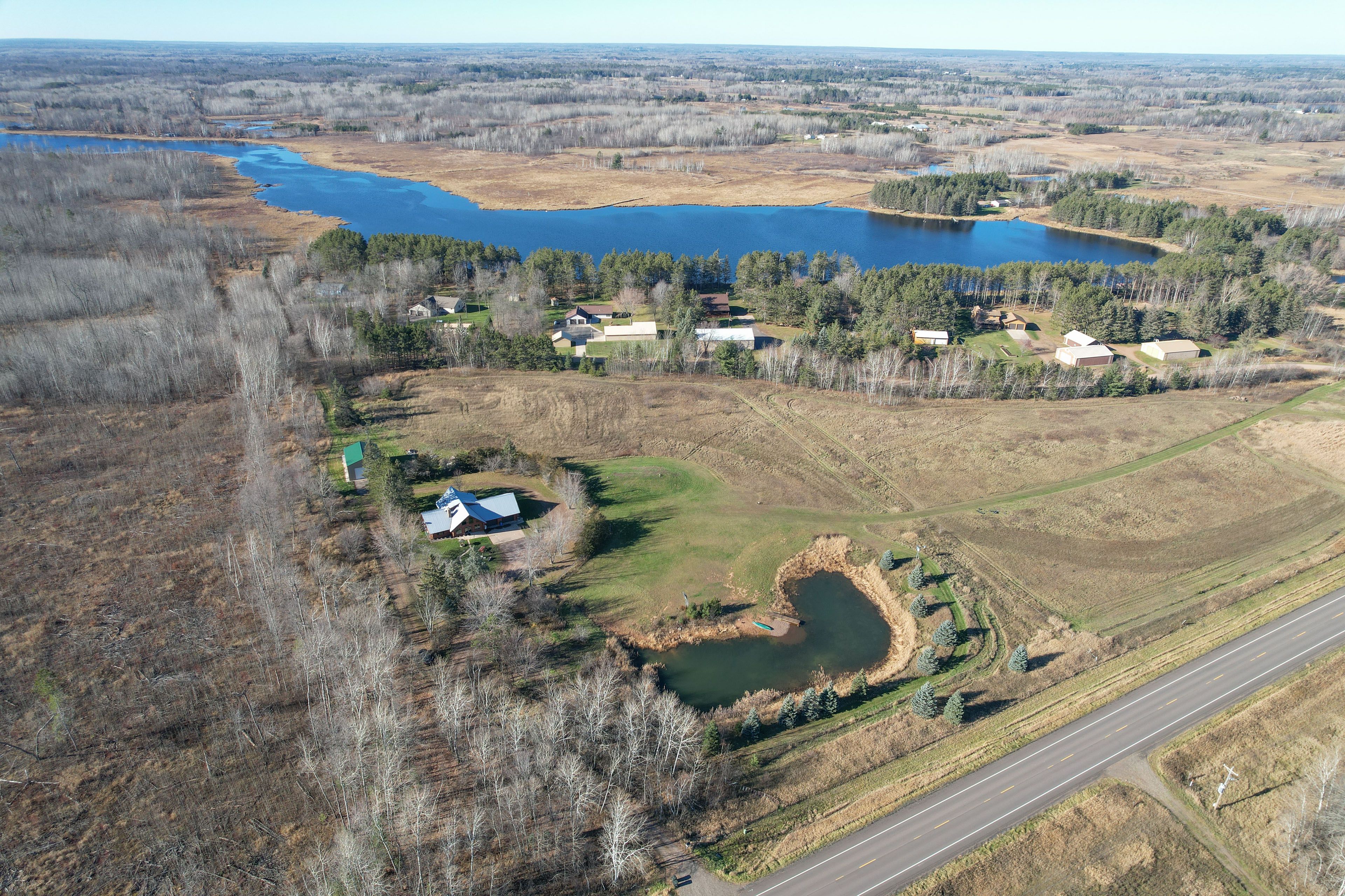 Aerial View | Private Pond | Secluded Home | Lake Access