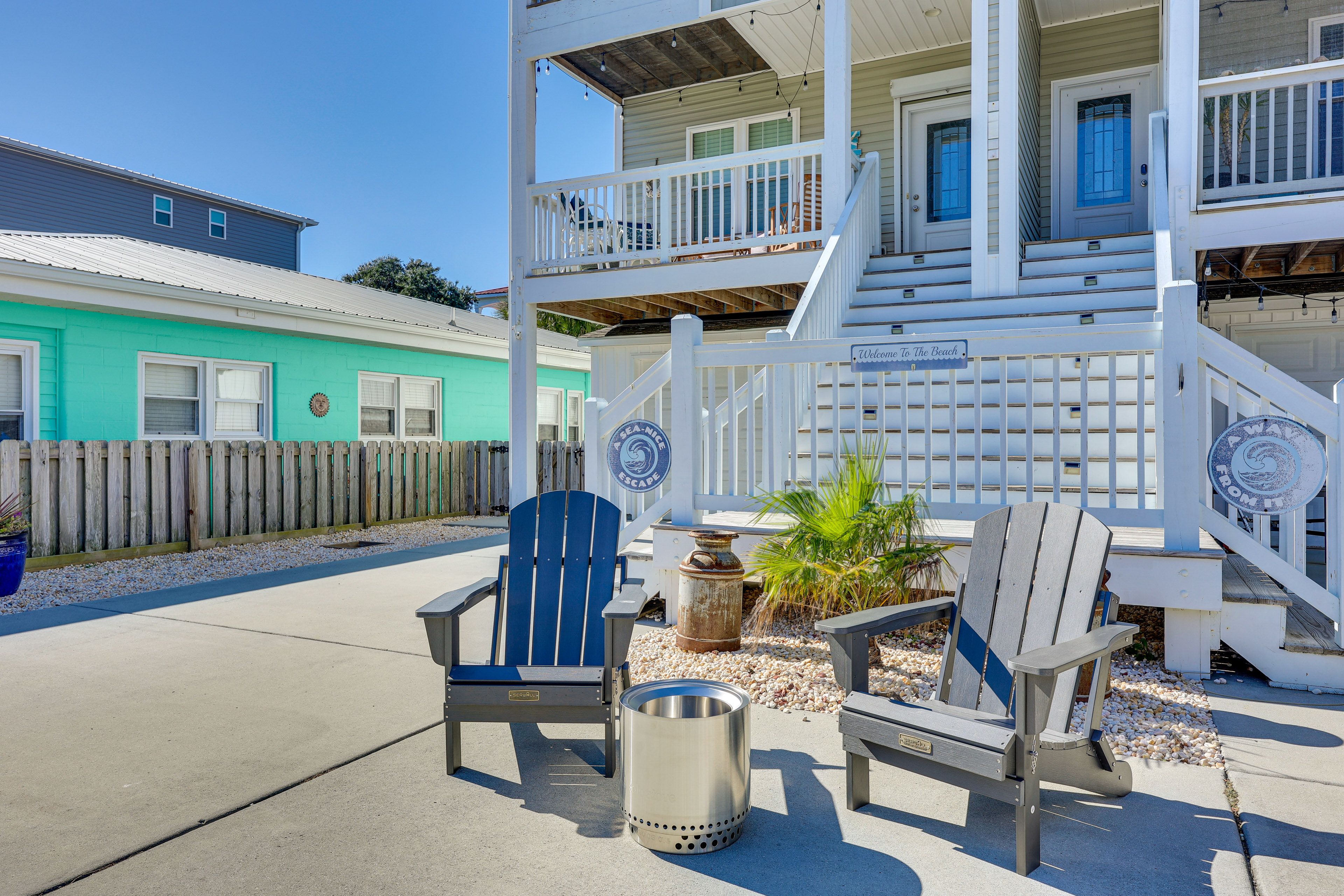 Shared Wood-Burning Fire Pit (Starter Wood Provided)