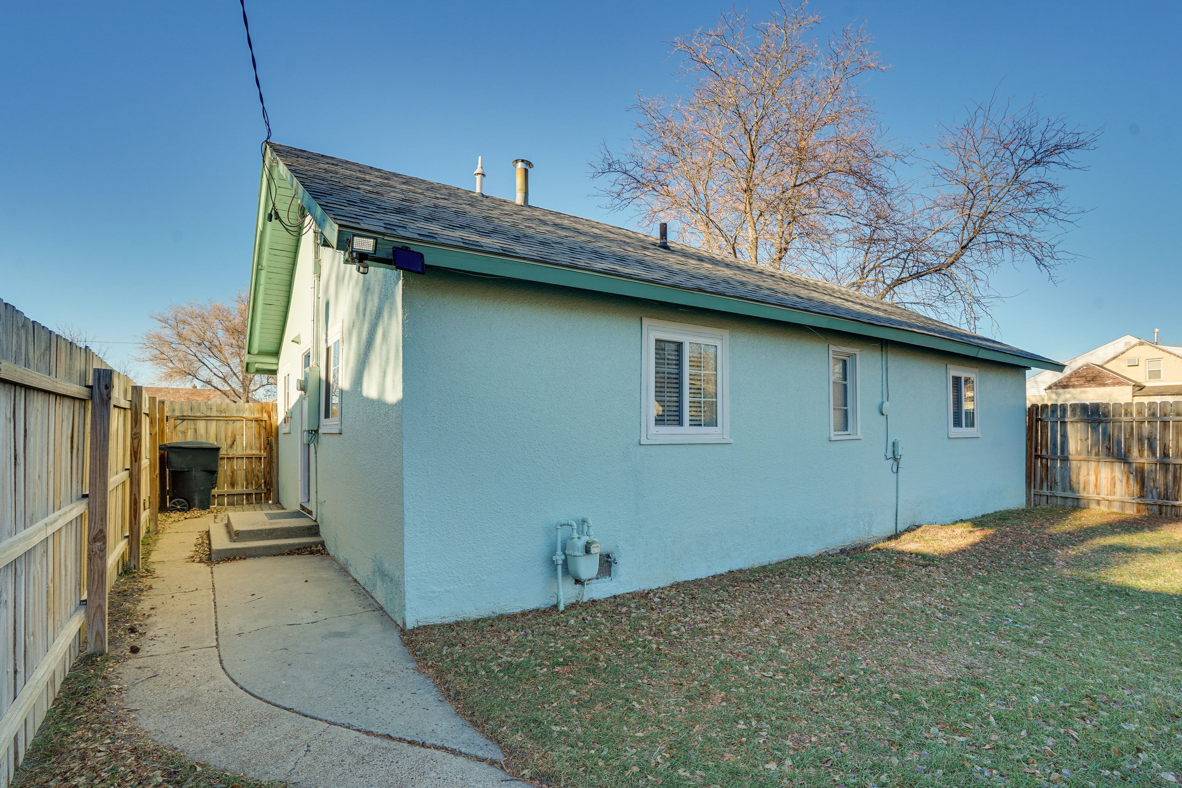 Fenced-In Backyard