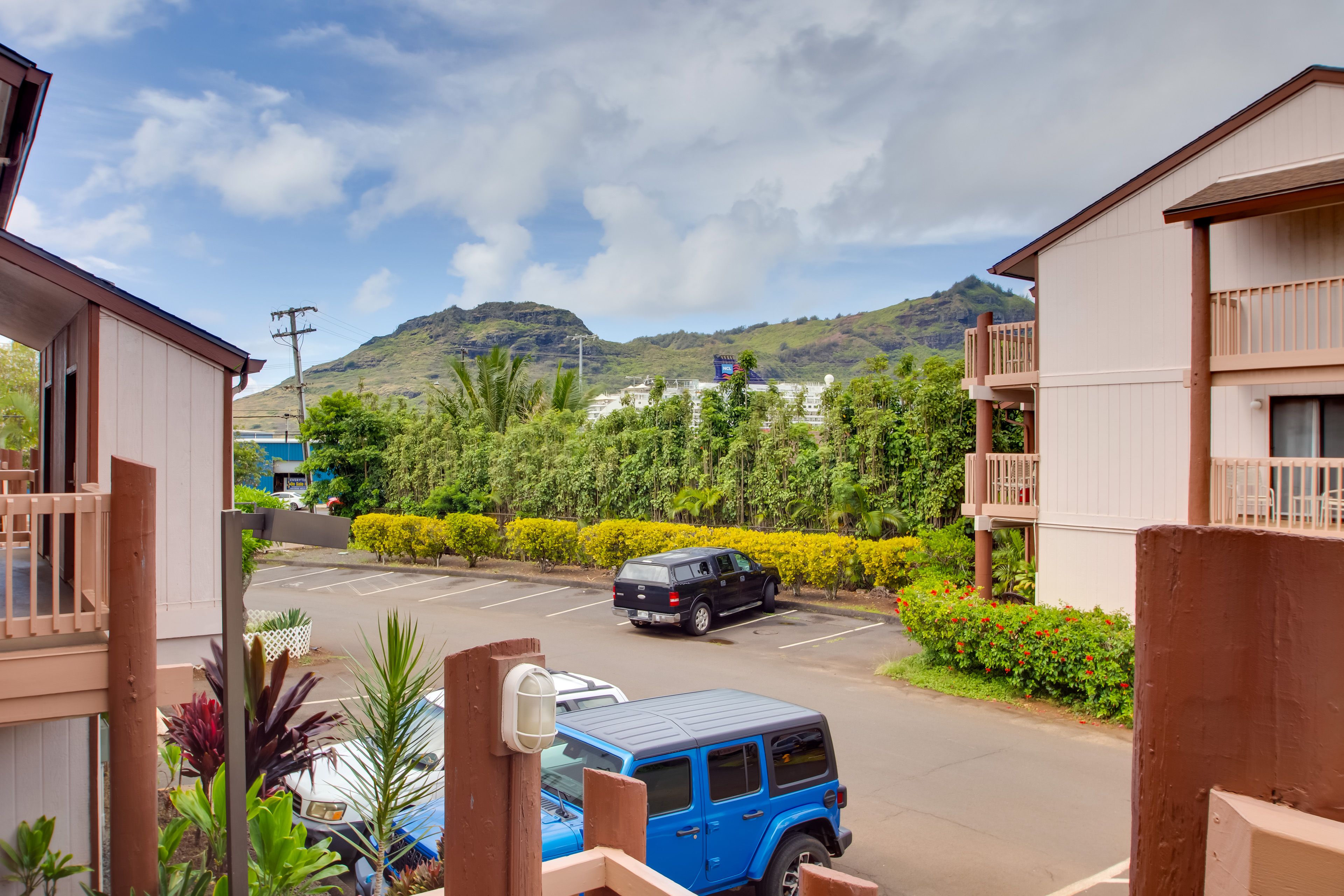 Parking | Open Parking Lot (3 Vehicles; First-Come, First-Served)