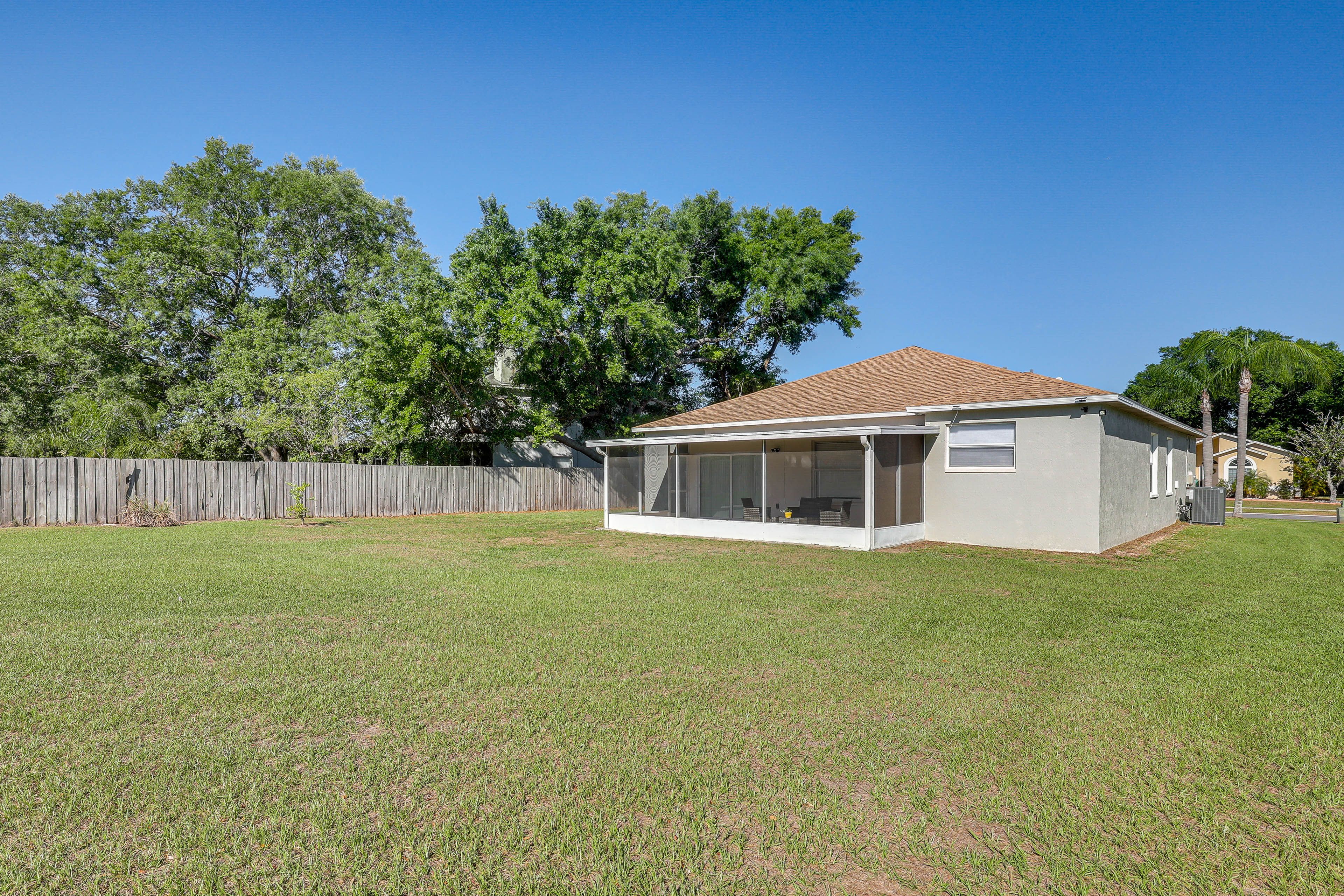 Private Backyard | Partially Fenced